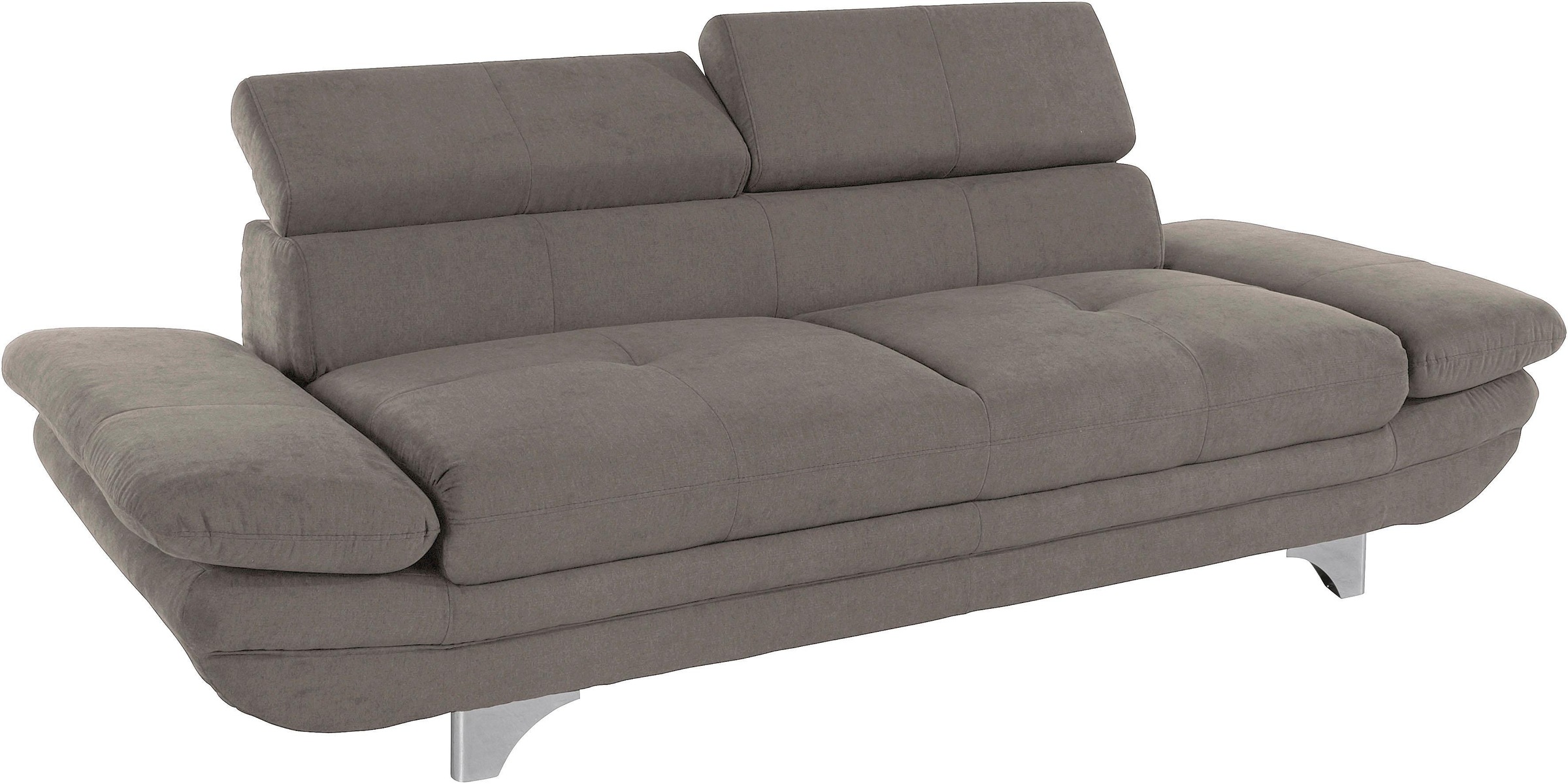COTTA 3-Sitzer "Enterprise, B: 233cm, modernes Einzelsofa" Big-Sofa, mit Armteilverstellung & Kopfteilverstellung