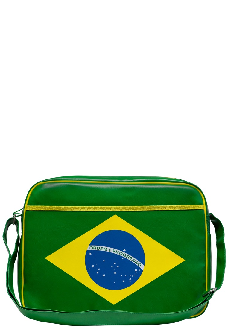 Schultertasche »Brazil - ordem e progresso«, mit Ordem e progresso-Frontprint