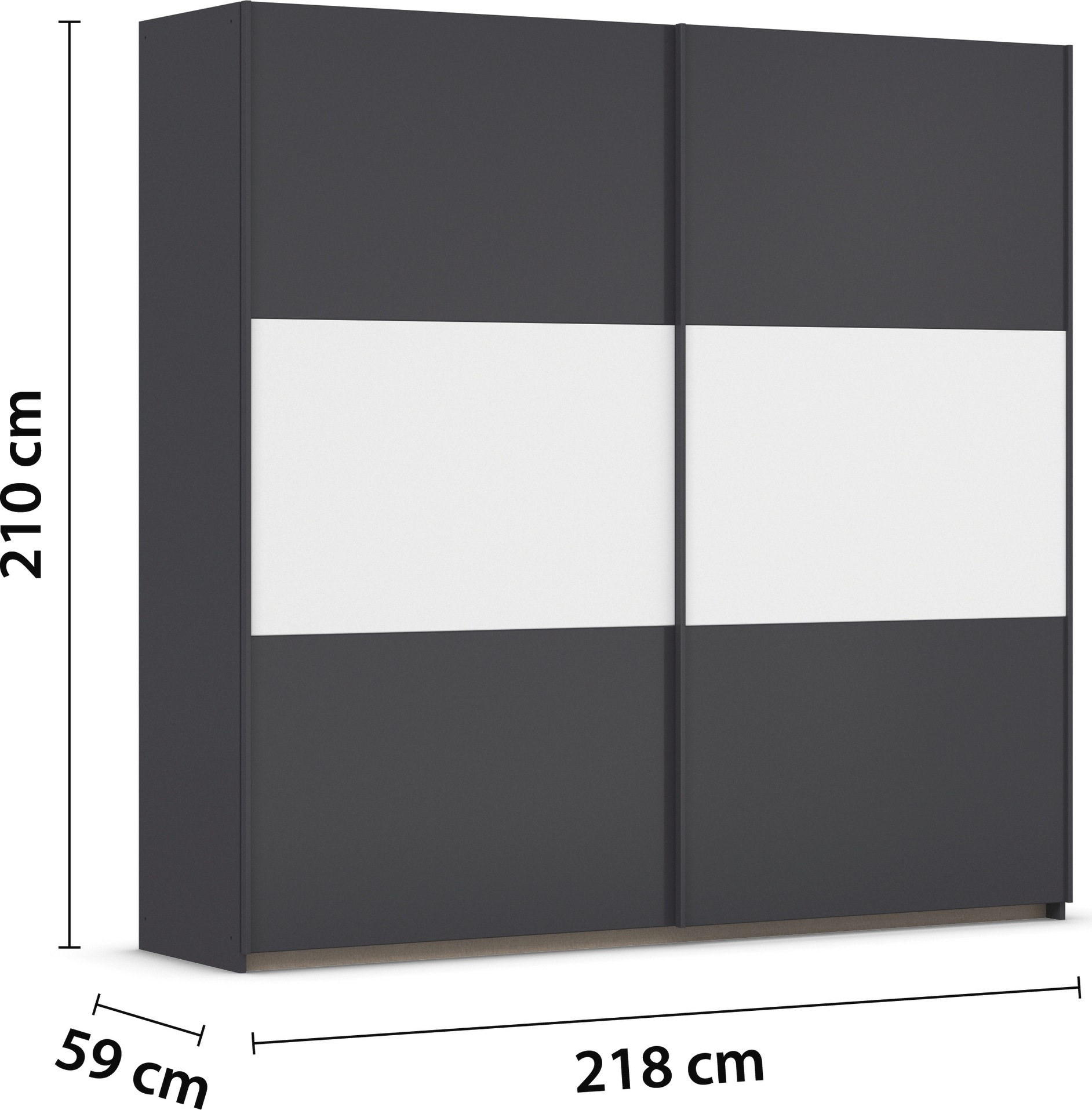 rauch Schwebetürenschrank »Kleiderschrank Schrank Garderobe Garderobenschrank Wäscheschrank NEO«, (in 3 verschiedenen Ausstattungen BASIC/CLASSIC/PREMIUM), mit großzügigem Stauraum und vielfältigen Farbkombinationen