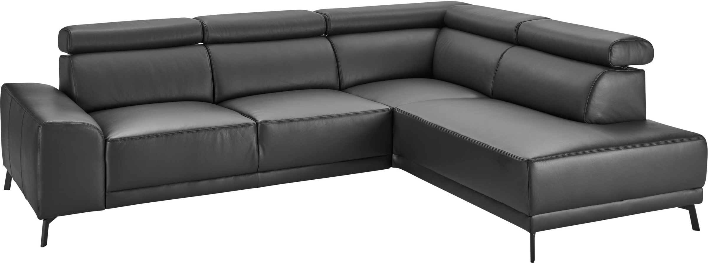 3C Candy Ecksofa »Greve modern und bequem, inkl. manueller Kopfteilverstellung, L-Form«, wahlweise mit motorischem Sitzvorzug