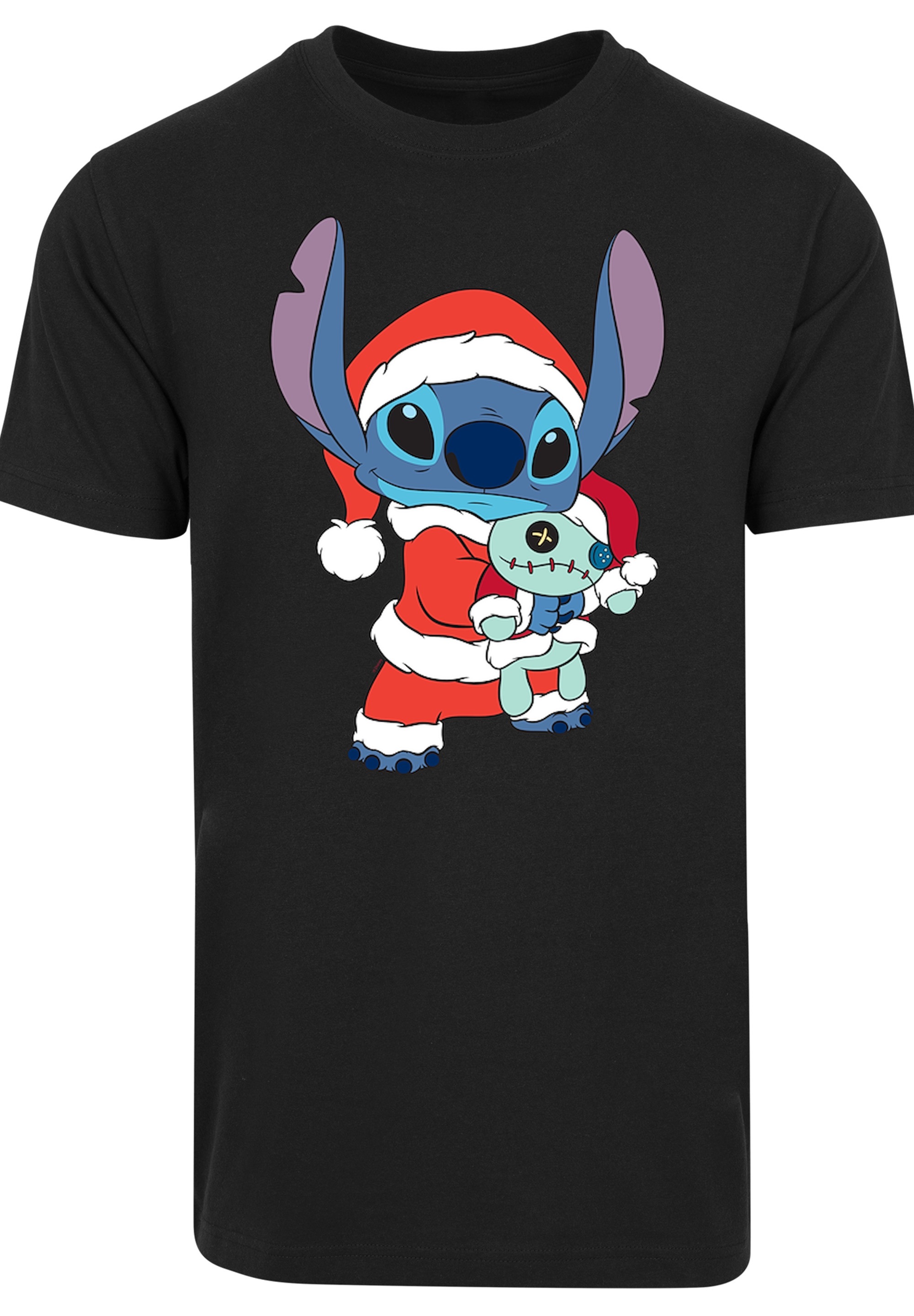 F4NT4STIC T-Shirt »Disney Lilo & Stitch Christmas« Print