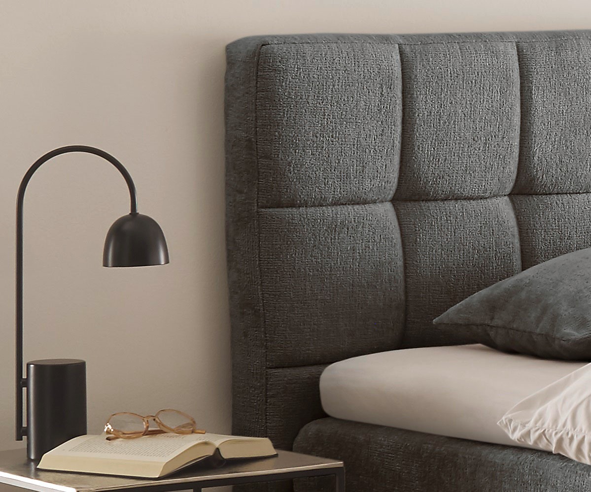 HAPO Nizza Box Spring Bed Anthracite 211x200cm 3
