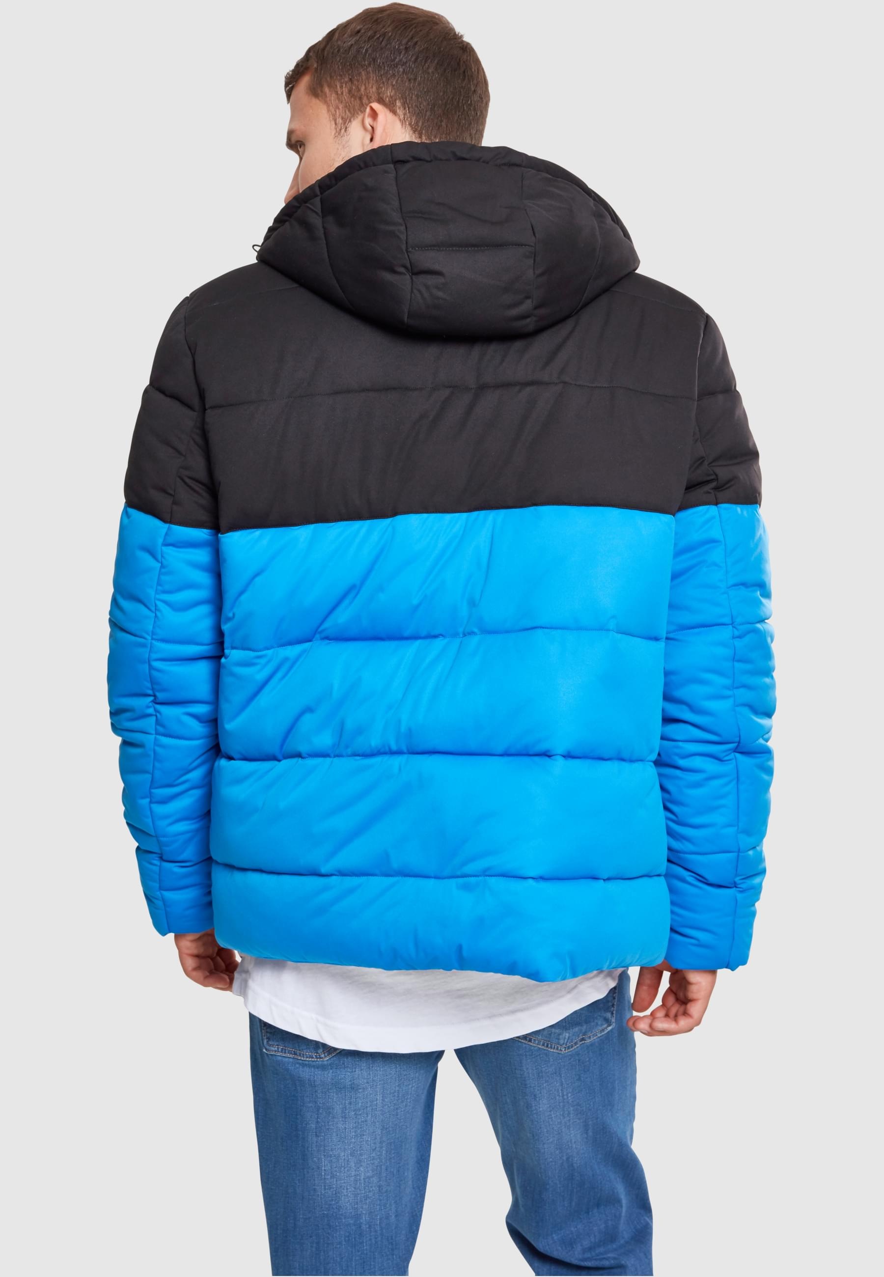 URBAN CLASSICS Winterjacke »Urban Classics Herren Hooded 2-Tone Puffer Jacket«, (1 St.), mit Kapuze