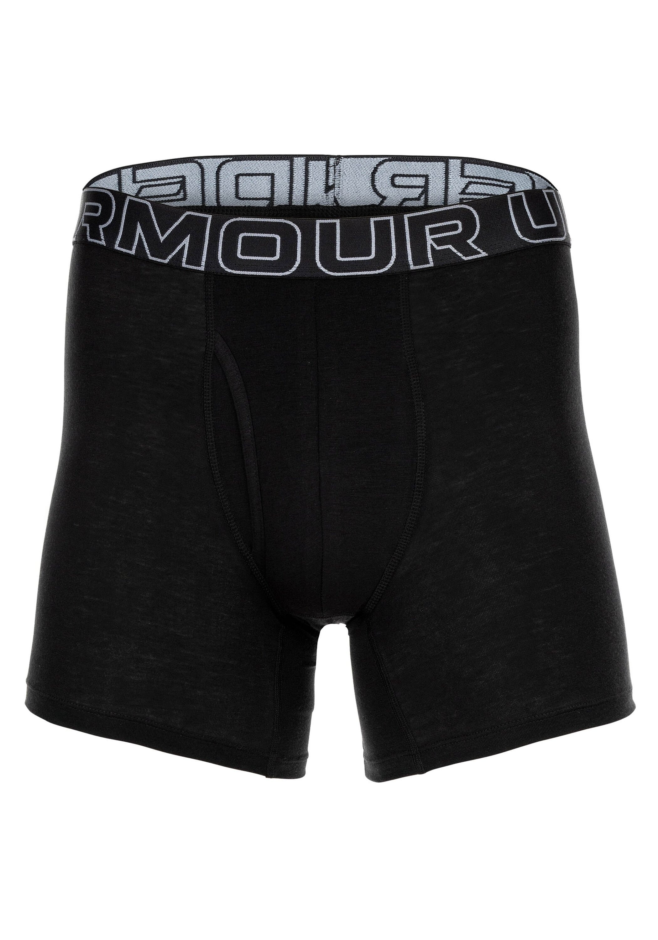 Under Armour® Boxershorts »Boxershort UA PERFORMANCE COTTON - SOLID 6 IN 3PK 3er Pack«
