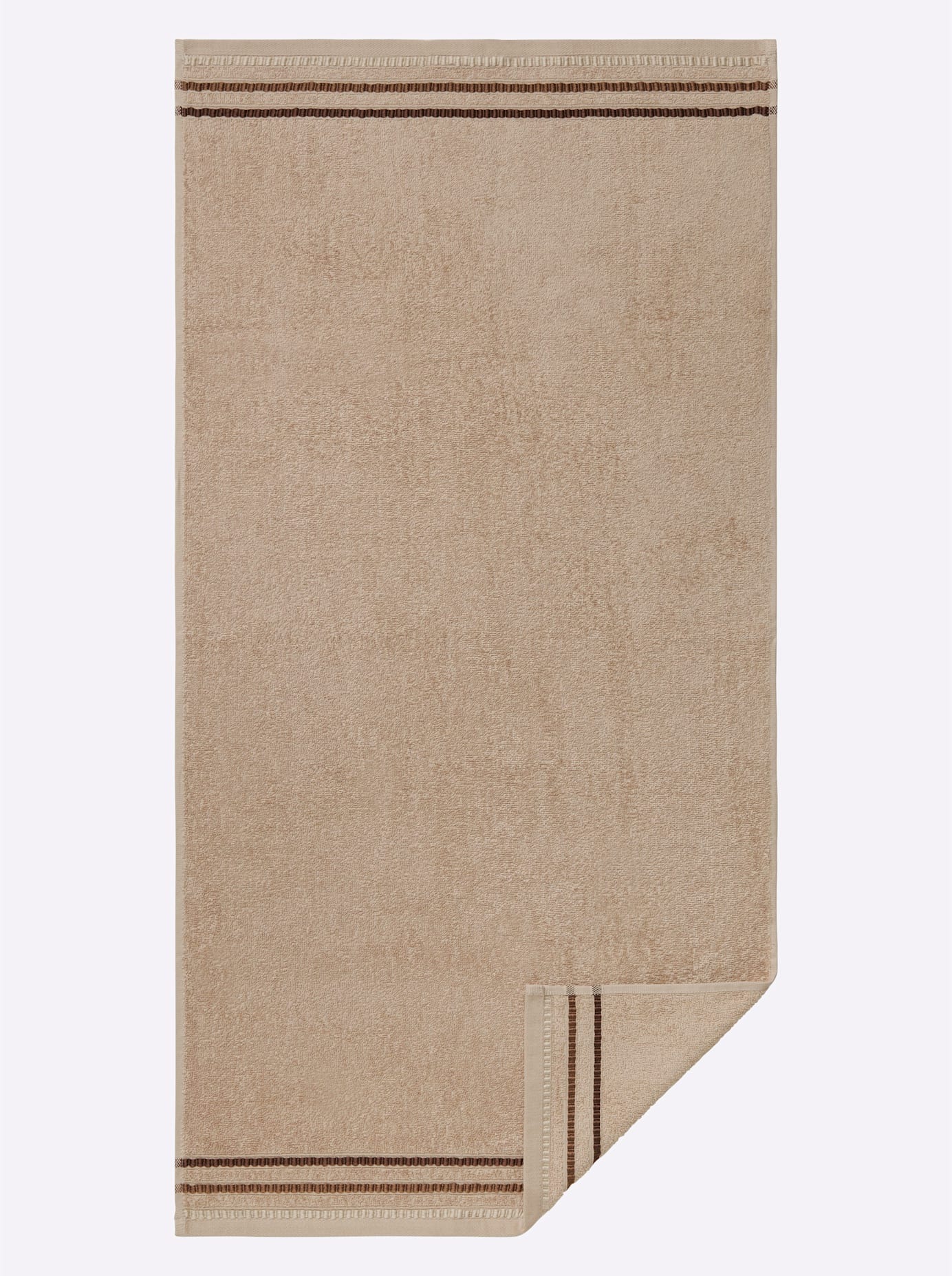 Handtuch WÄSCHEPUR, B:50cm L:100cm, beige, 100% Baumwolle, Handtücher