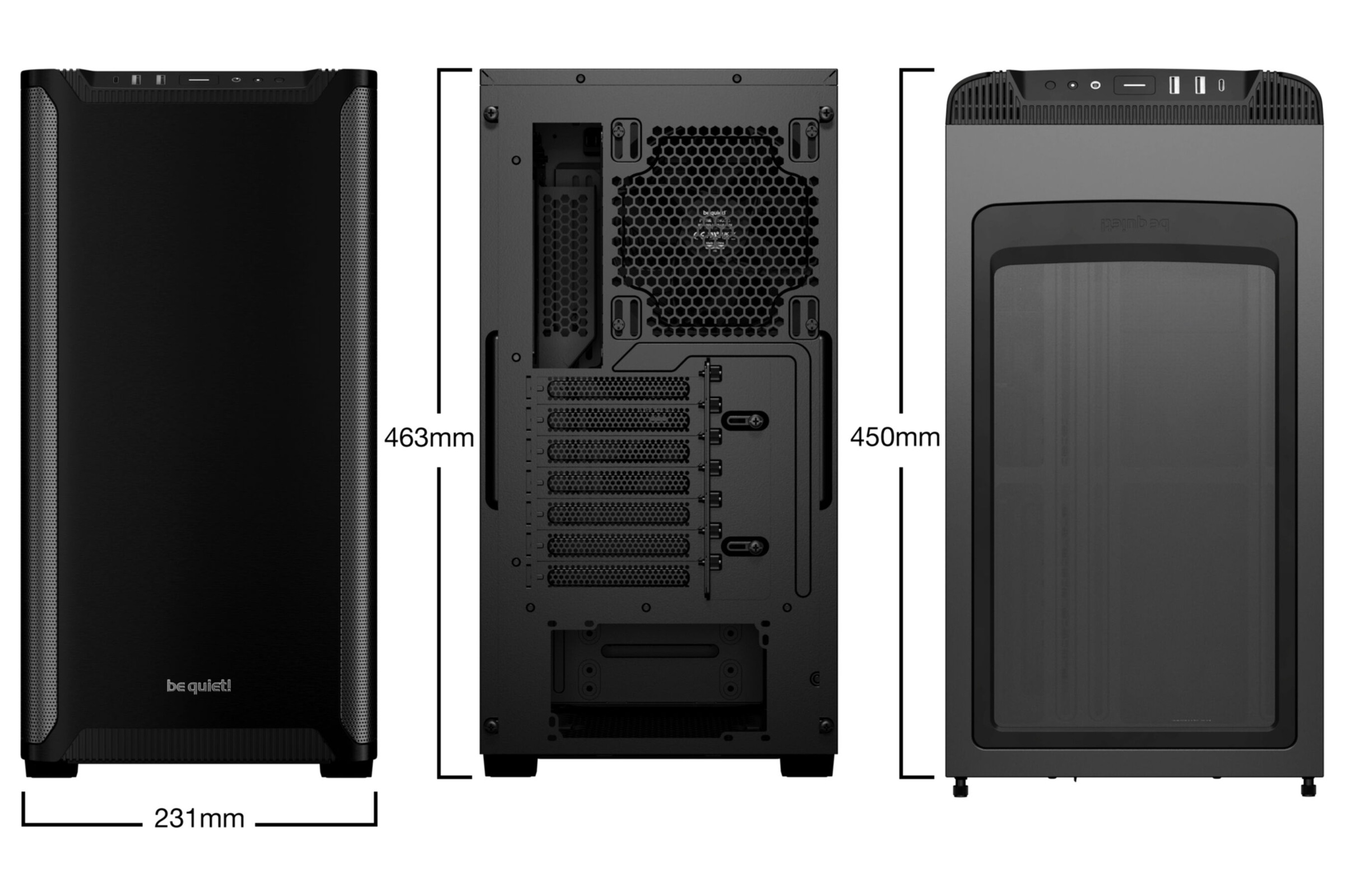 be quiet! PC-Gehäuse »PURE BASE 501 Black«
