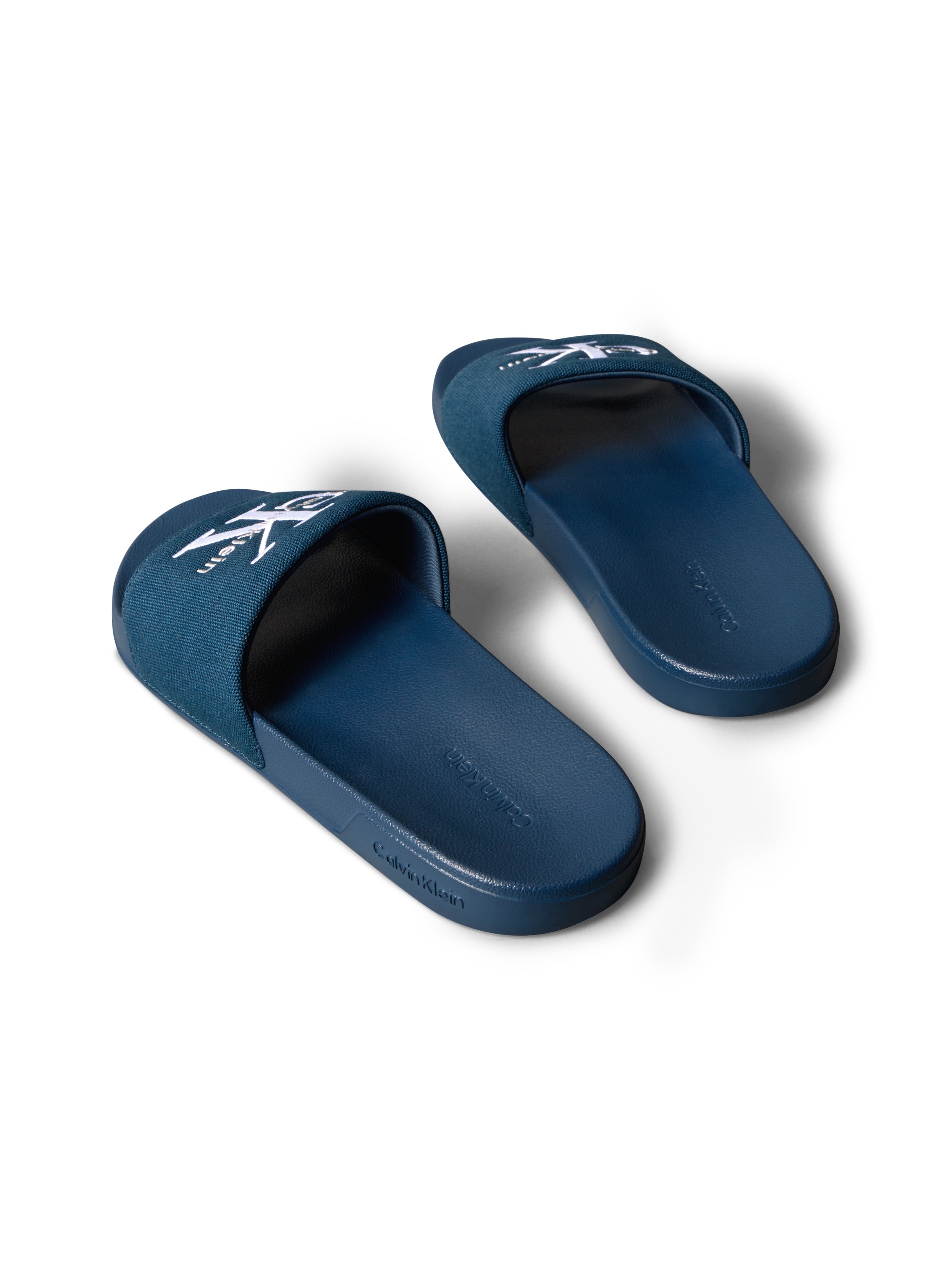 Calvin Klein Jeans Pantolette "ESS SLIDE CV" Badeschuh, Flat, Poolslides mi günstig online kaufen