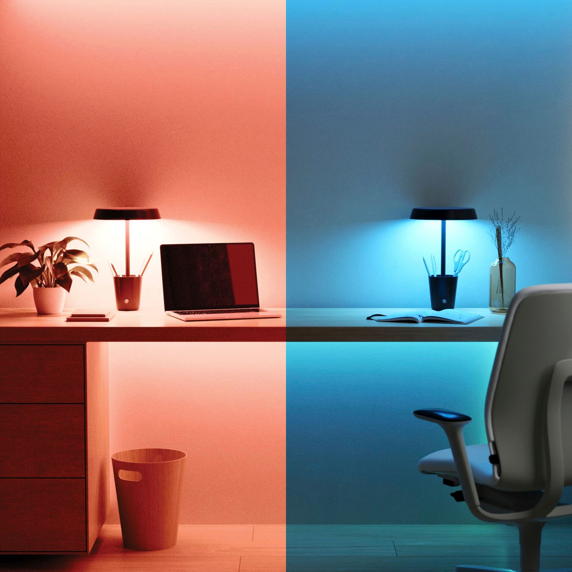 Umbra Dekolicht »Cup Smart Lamp«, Matter-kompatible Leuchte im modernen Design mit integriertem Becher