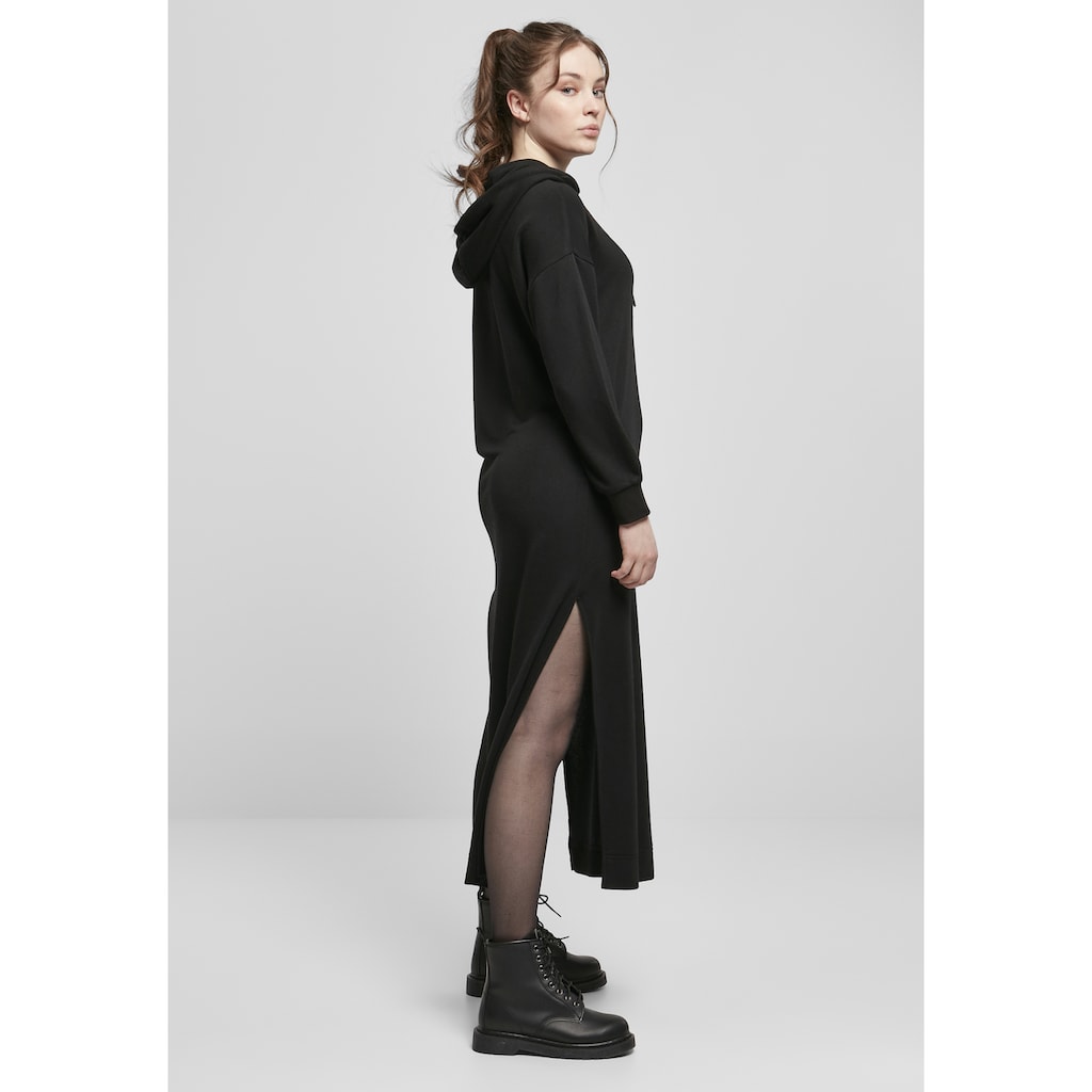 URBAN CLASSICS Shirtkleid »Urban Classics Damen Ladies Modal Terry Long Hoody Dress«, (1 tlg.)