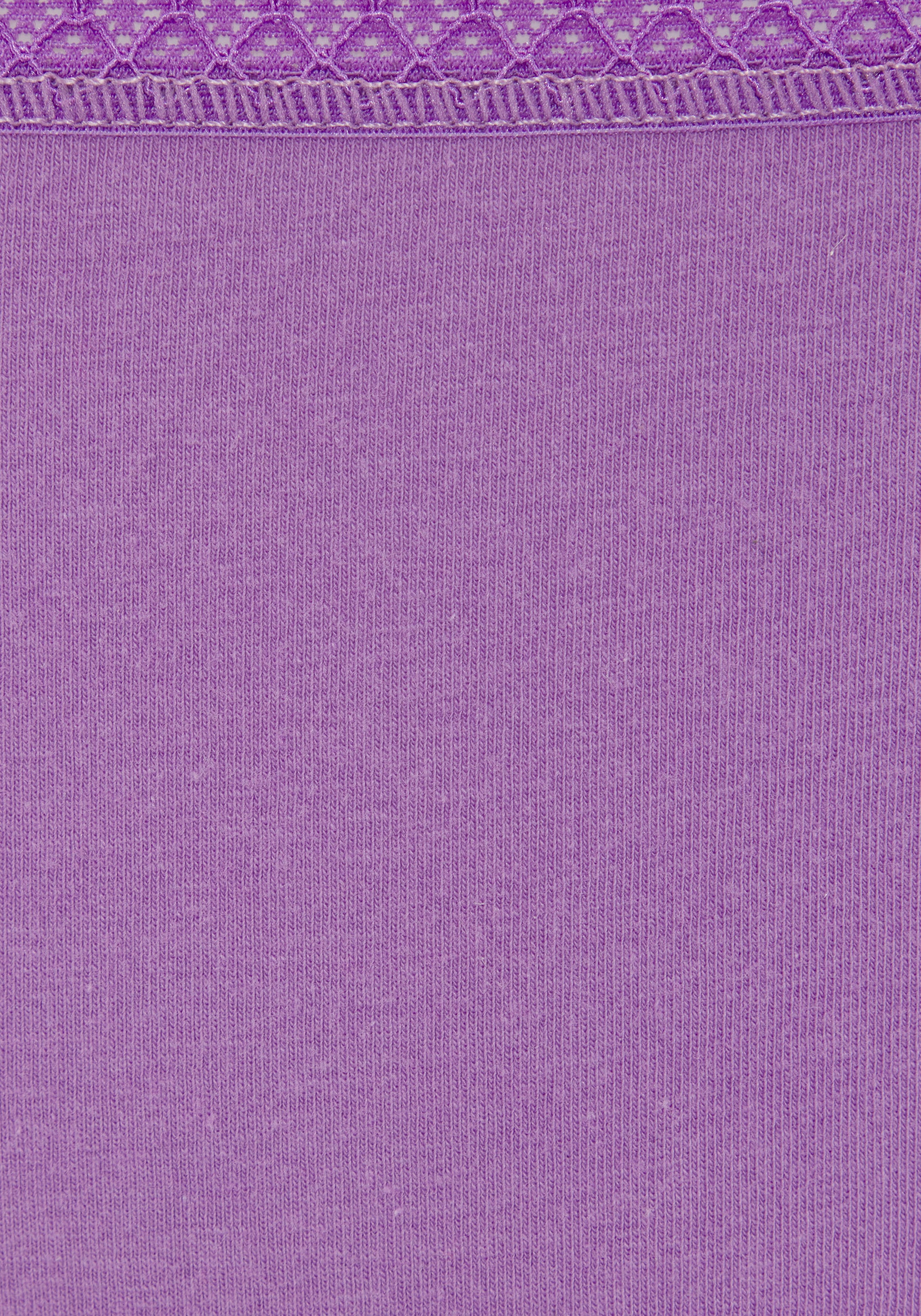 Vivance String, (7er-Pack), mit feiner Spitzeneinfassung und aus weicher Baumwollqualität