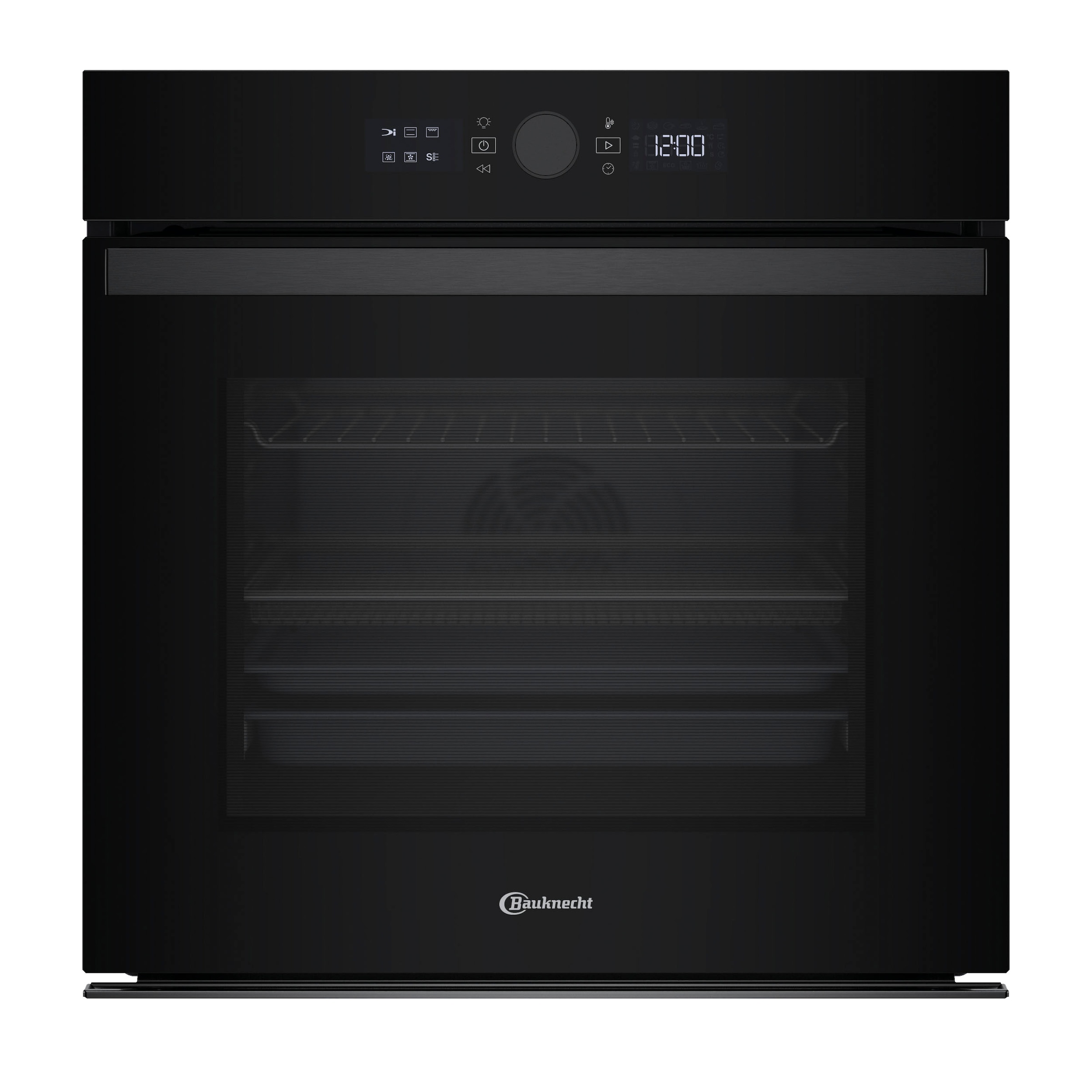 BAUKNECHT Einbaubackofen  »BBI4S8HM1SK«, mit 1-fach-Teleskopauszug, Hydrolyse, AirFry-Funktion, Pizzafunktion, 1-fach-Teleskopauszug, Gentle Steam