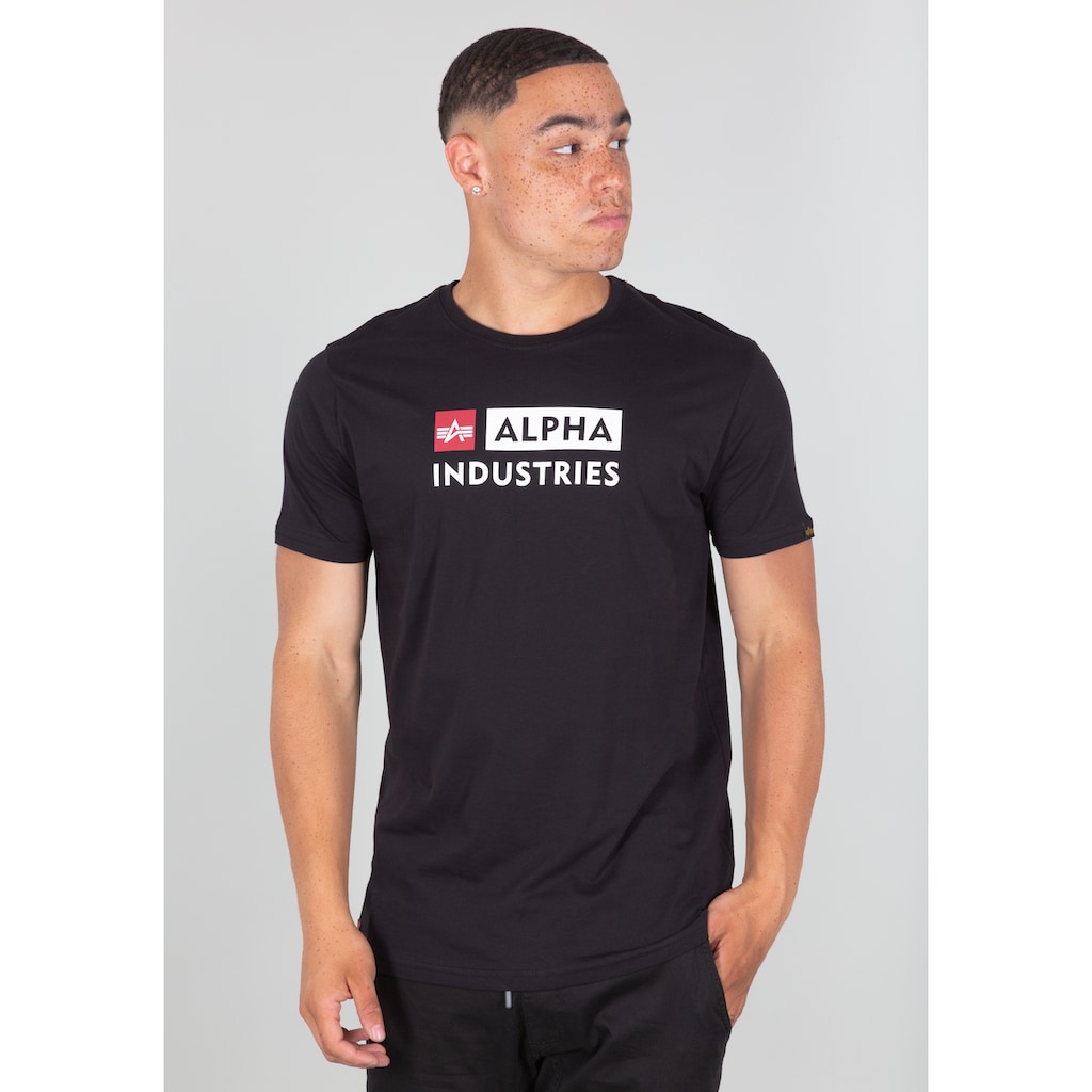 Alpha Industries T-Shirt »ALPHA INDUSTRIES Men - T-Shirts Alpha Block-Logo T«