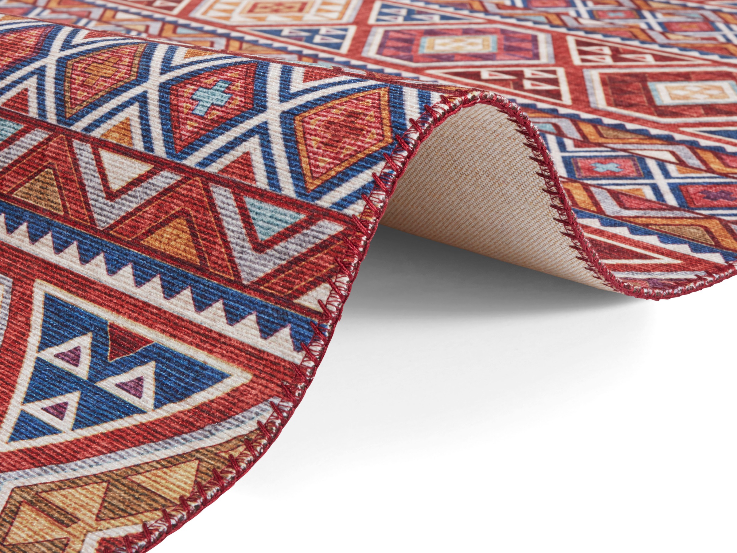 ELLE DECORATION Läufer »Anatolian«, rechteckig, 5 mm Höhe, Orient Optik, Vintage Design, gekettelt, kräftige Farben