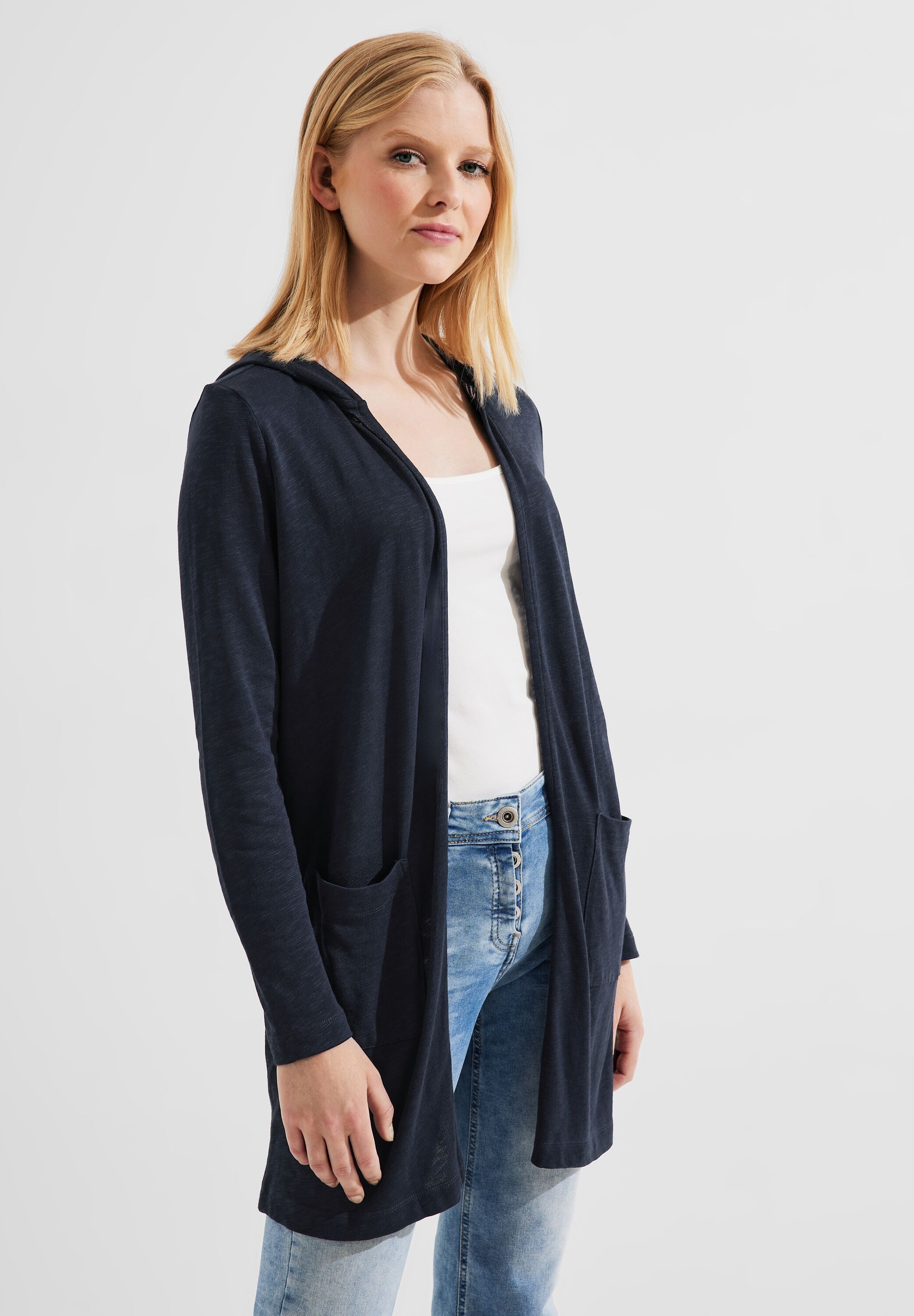 softem Shirtjacke, für BAUR | Materialmix aus kaufen Cecil