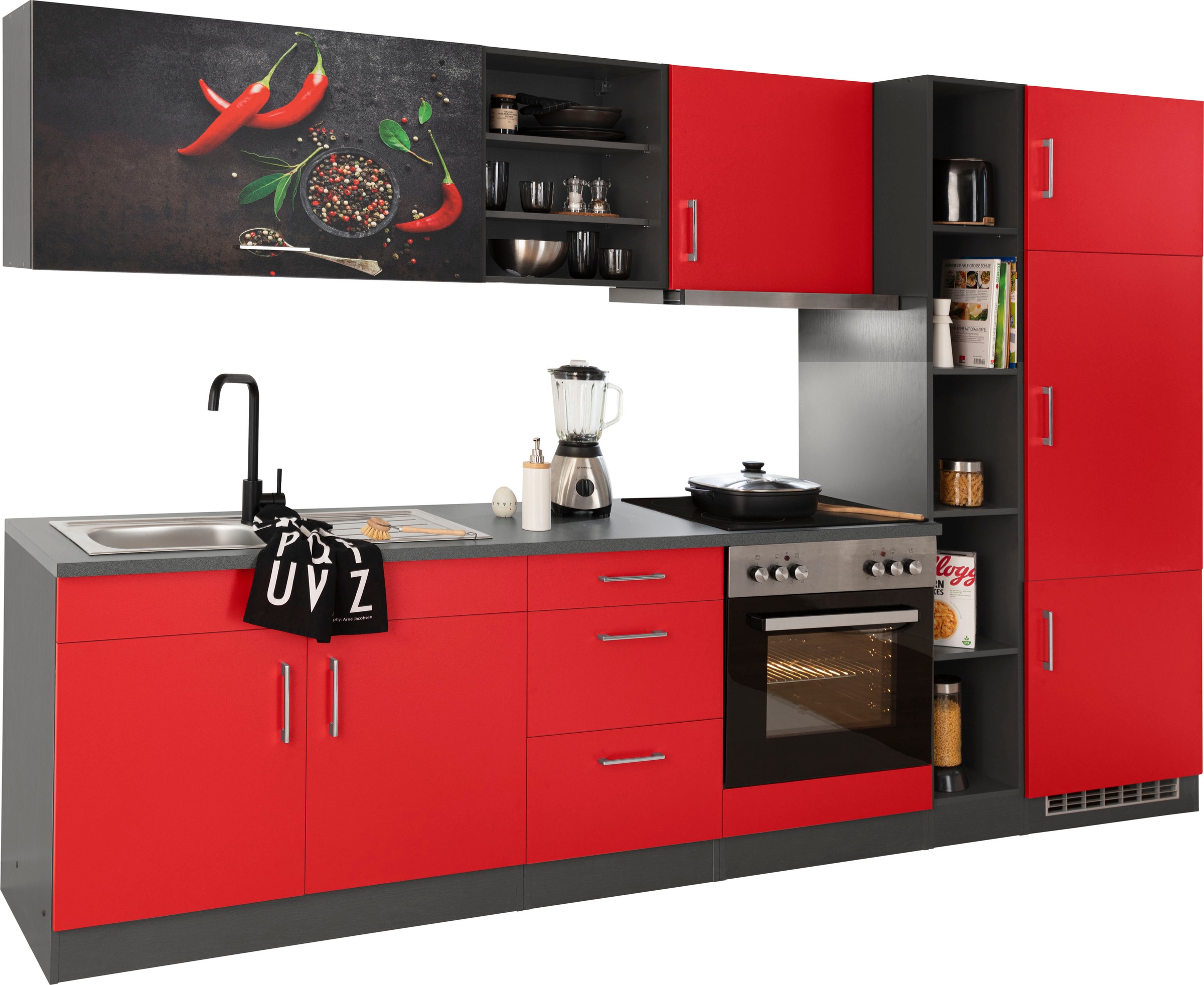 KOCHSTATION Küchenzeile "KS-Paris – Küchen mit einzigartigen Fotomotiven au günstig online kaufen