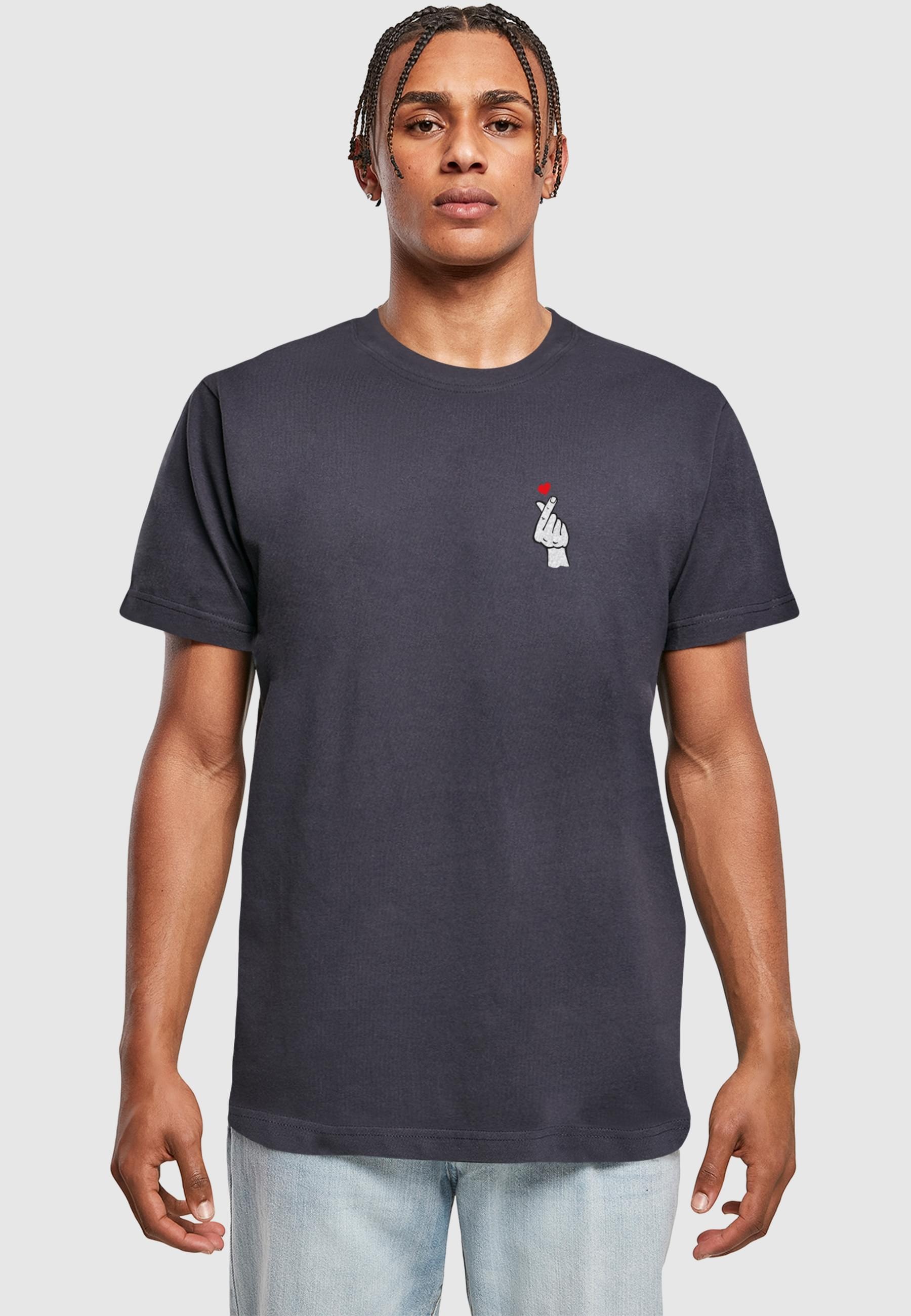 MisterTee T-Shirt »MisterTee Herren Love Sign Tee 2.0«, (1 tlg.)