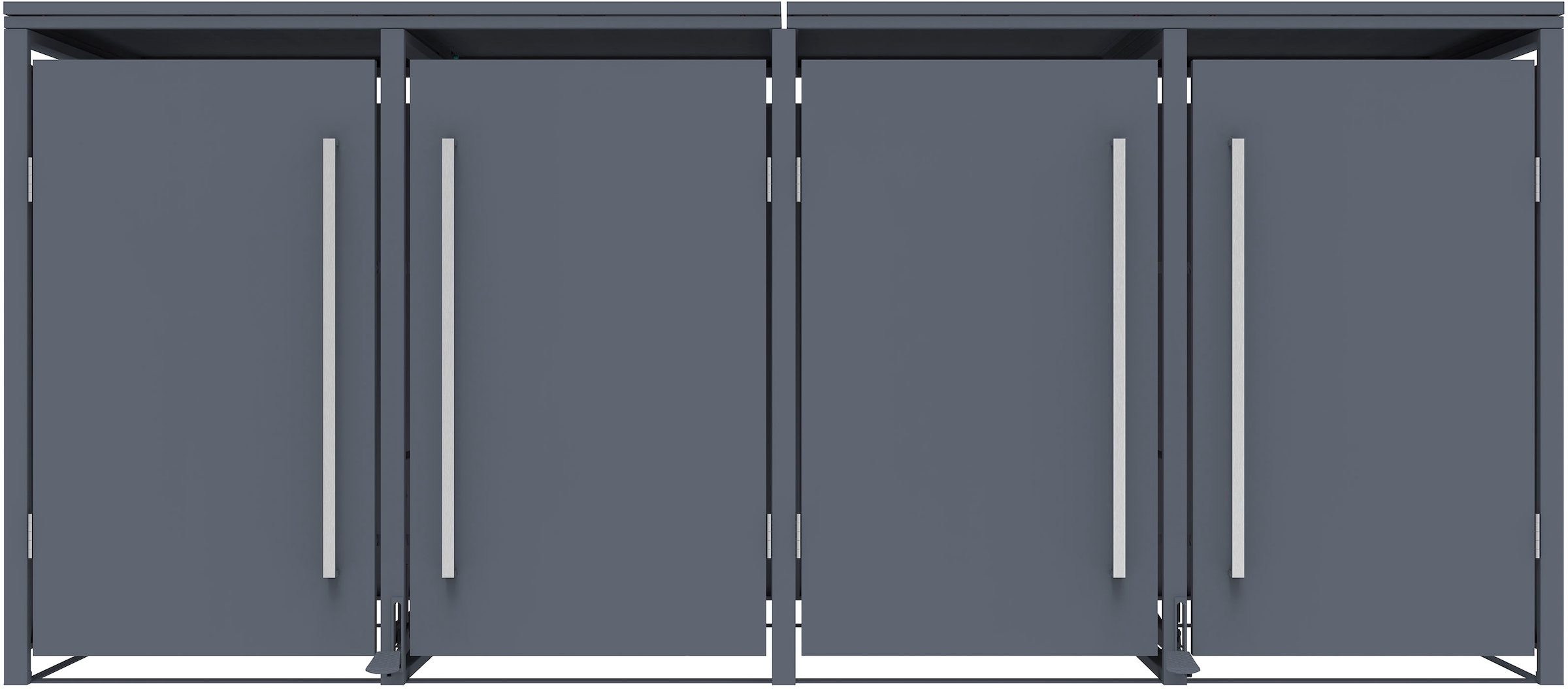 WESTMANN Mülltonnenbox »Pedura 4« BxTxH: 265x80x116 cm, für 4x240 L Mülltonnen