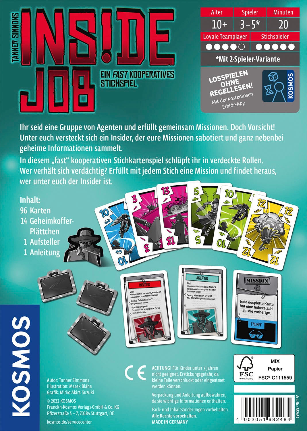 Kosmos Spiel »Inside Job«, Made in Germany