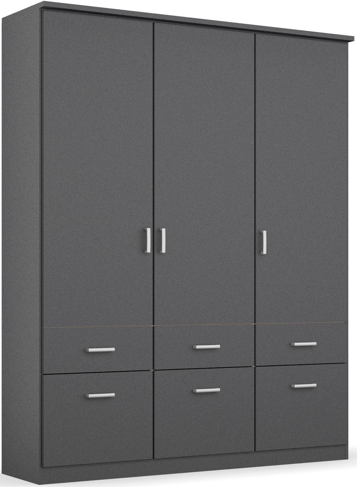 rauch Kleiderschrank "Kleiderschrank Schrank Garderobe deckenhoher Schrank BREMEN" optional mit Spiegel, Breiten: 91/136/181 cm, Höhe: 199 cm, in vielen Farbvariationen, inkl. Kranzblende MADE IN GERMANY