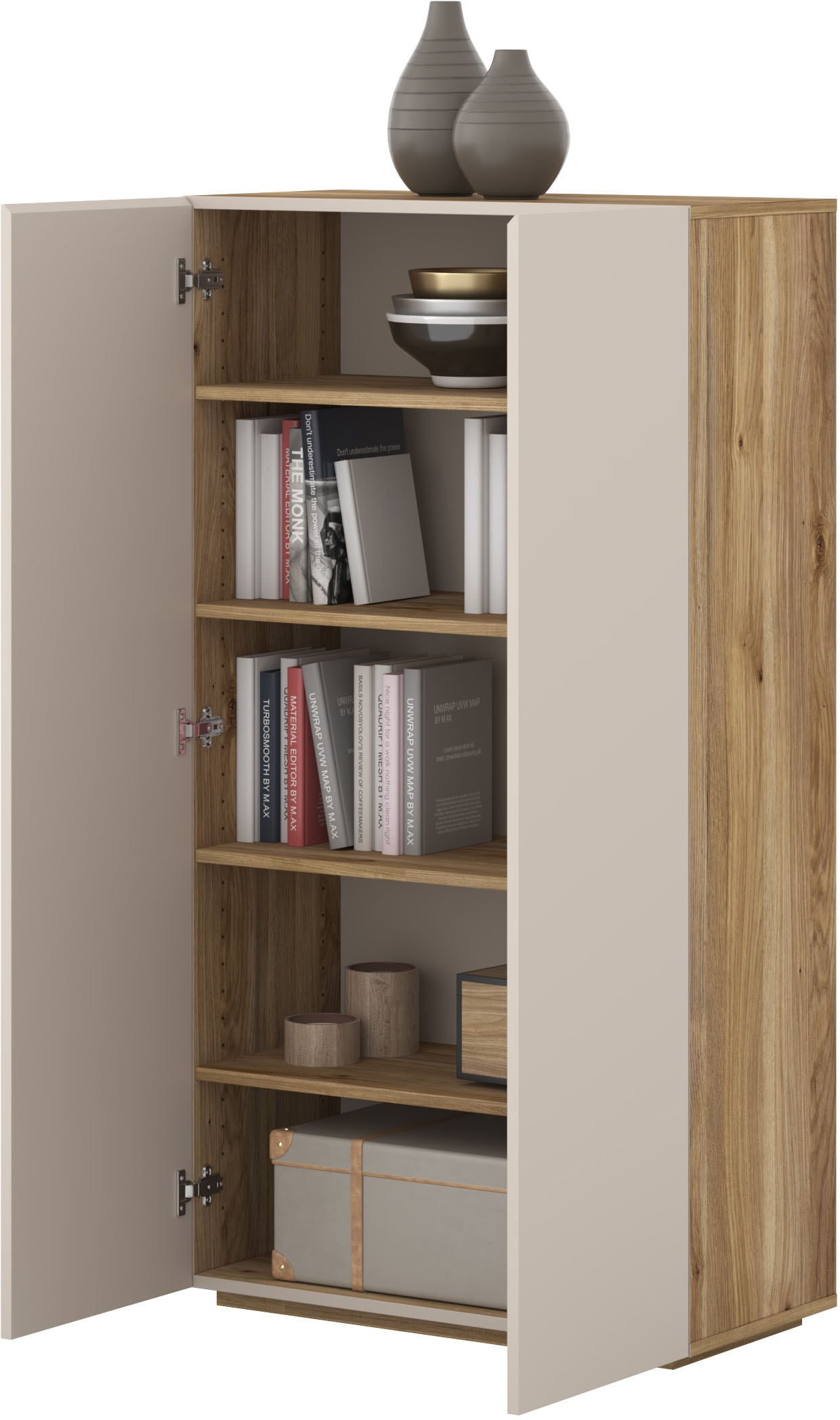 INOSIGN Schuhschrank »Criss moderner Griffloser Stauschrank, Allzweckschrank, Schuhkommode« Mehrzweckschrank, Breite 70 cm, inclusive 4 verstellbare Einlegeböden