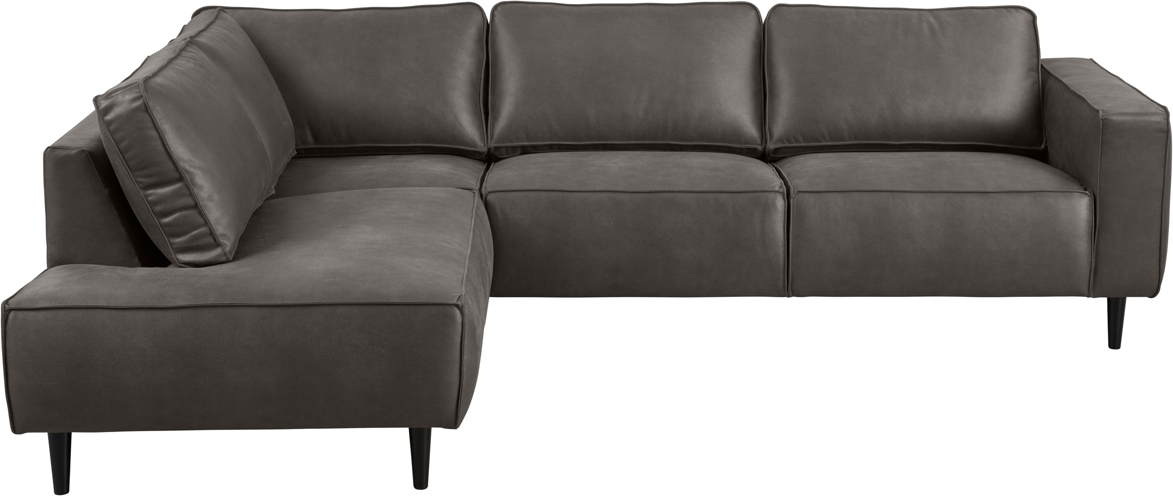 Places of Style Ecksofa "Fumone, Lederoptik oder Soft-Touch Chenille", Brei günstig online kaufen