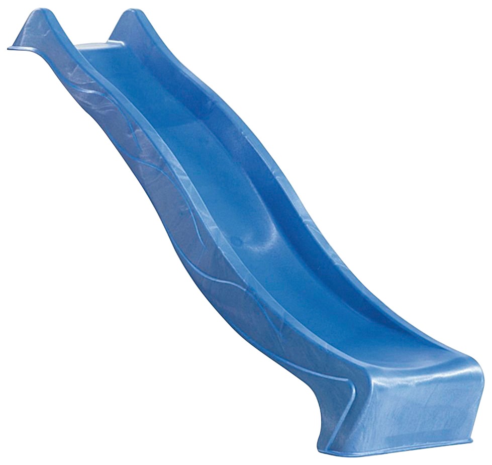 AKUBI Spielturm »Fidel«, (Set, 2 tlg.), BxTxH: 198x243x330 cm, mit Rutsche in blau