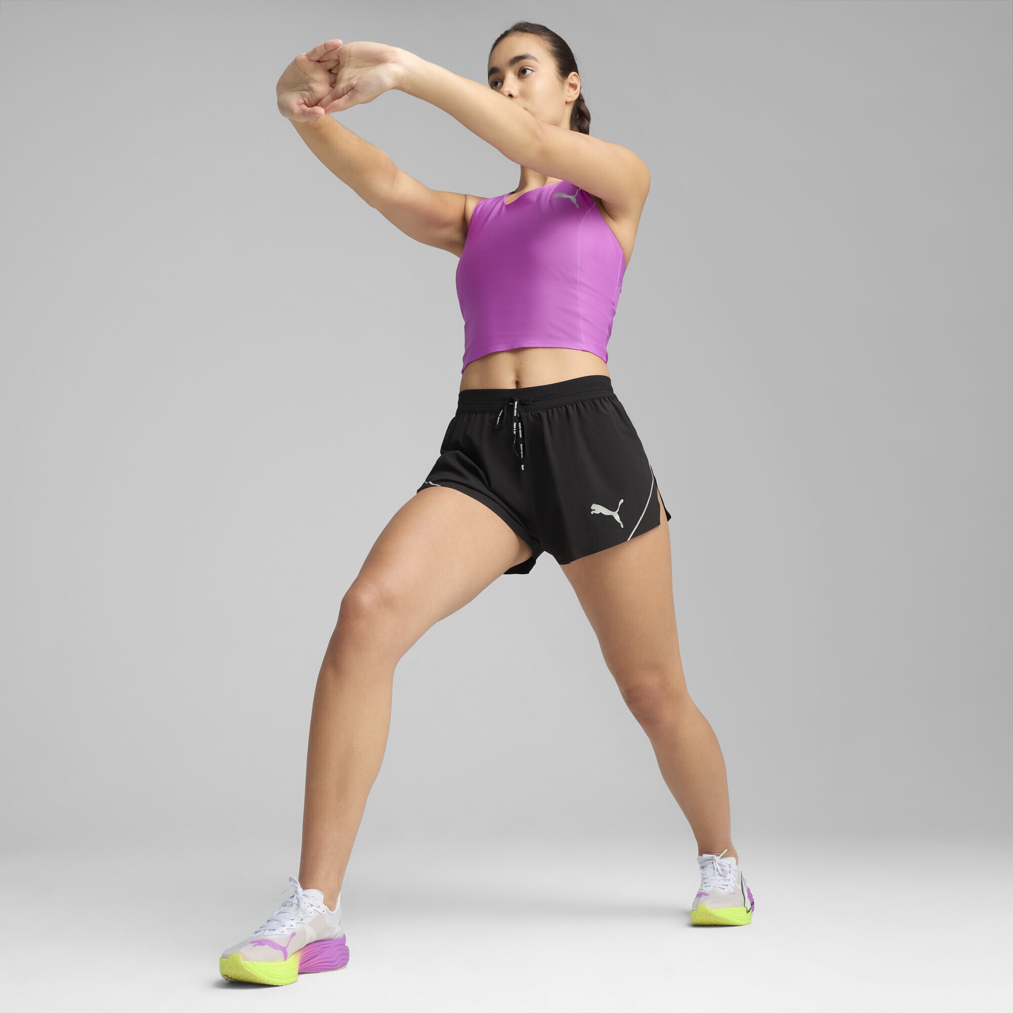 PUMA Laufshorts »RACEDAY ULTRAWEAVE 3" Split Shorts Damen«