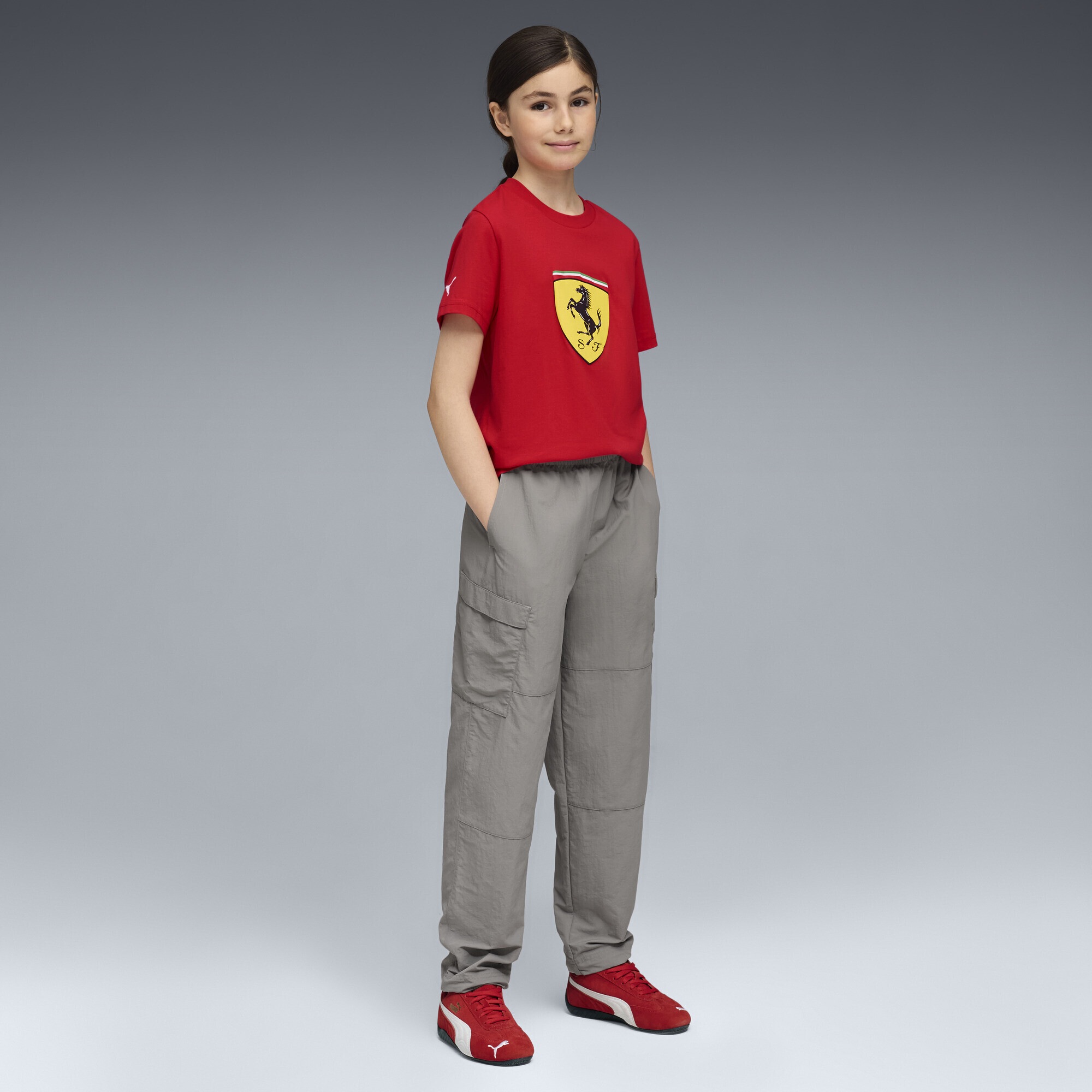 PUMA T-Shirt »Scuderia Ferrari Sportswear Coloured Big Shield T-Shirt«
