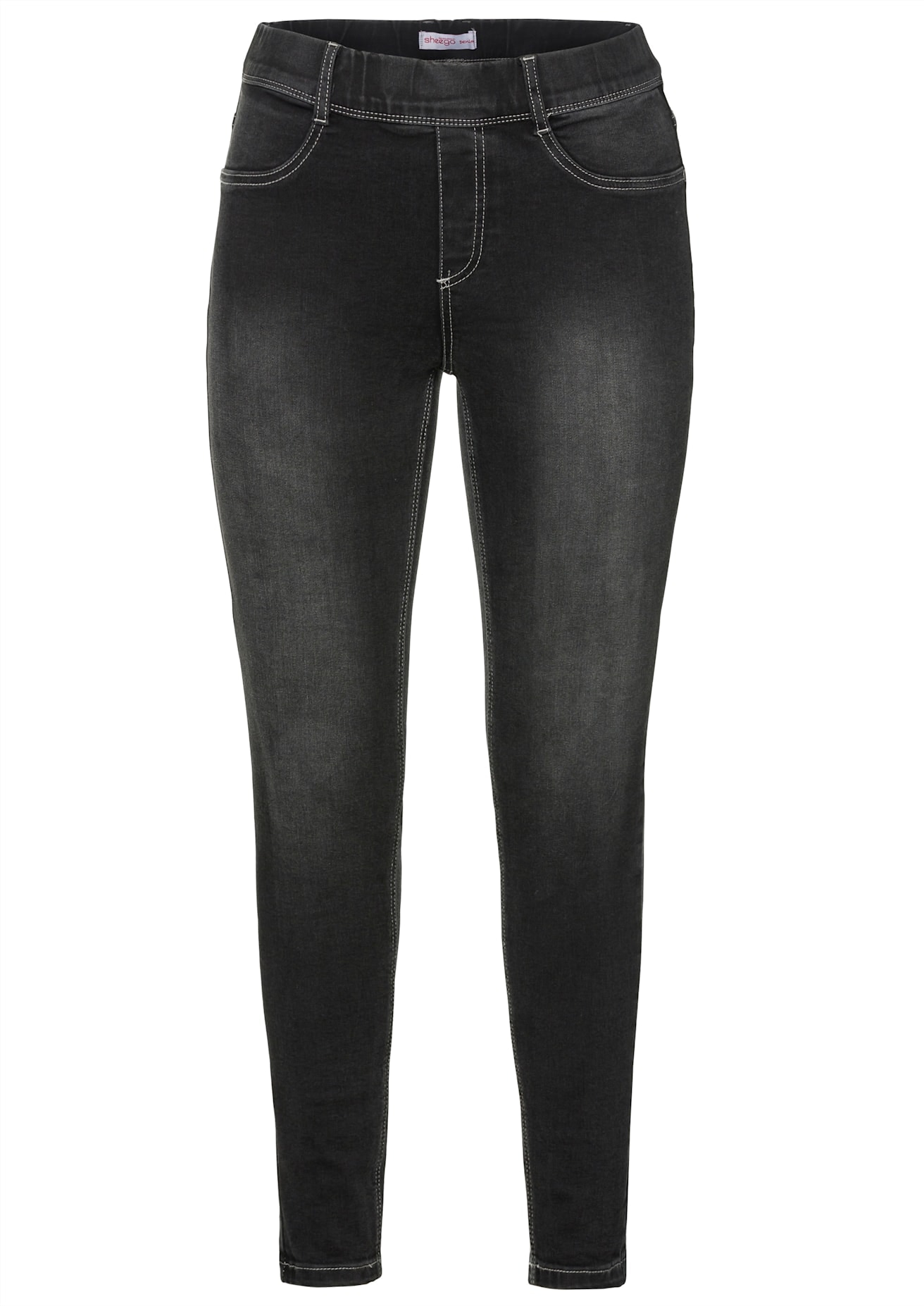 Sheego Jeansleggings, (1 tlg.)