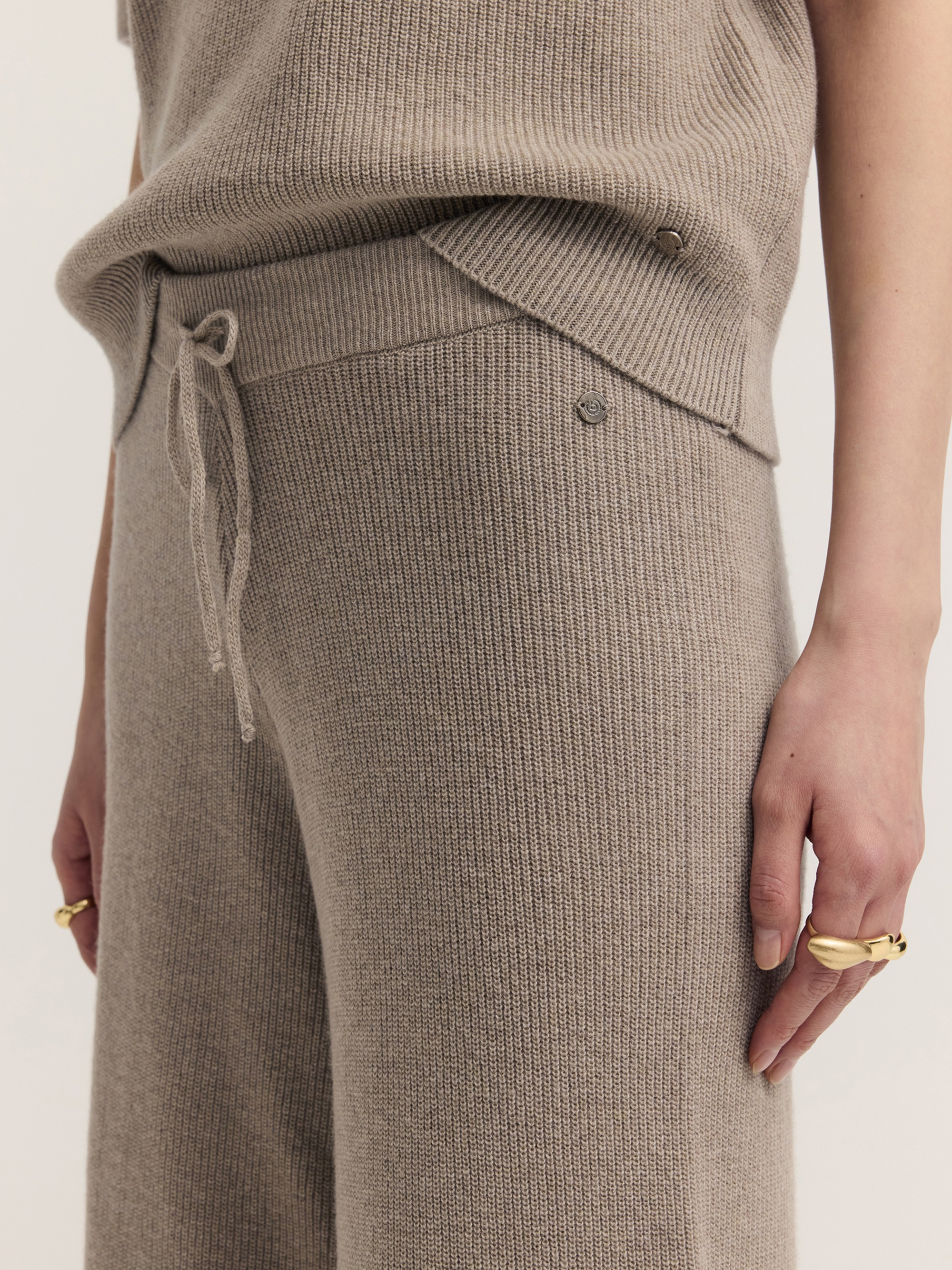 bugatti Stoffhose »Modern Fit«  Modern Fit Wollmix Kaschmir Strick