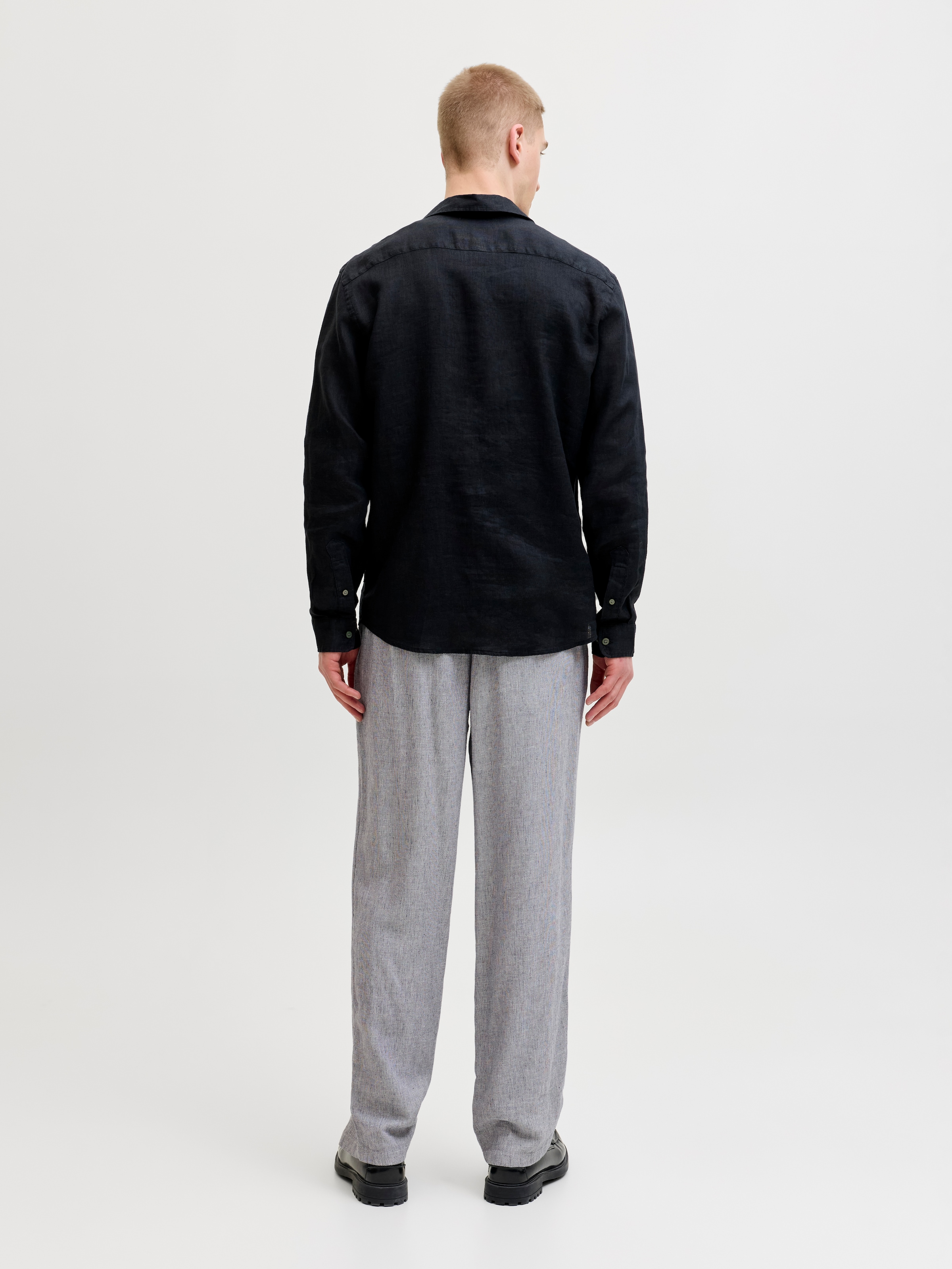 Jack & Jones Chinohose »JPSTKARL MYKONOS LINEN BLEND CHINO«