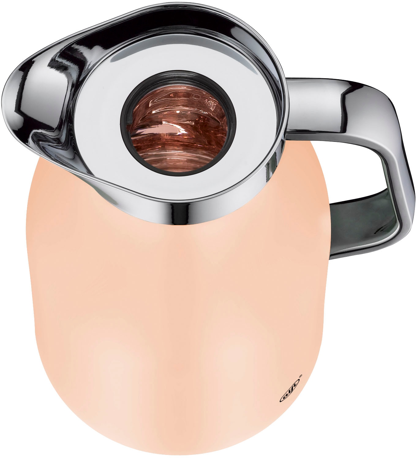 Alfi Isolierkanne »SKYLINE, mit Hartglaseinsatz und ergonomischem Griff« 1 l 1 Stk. tlg. 12h heiß & 24h kalt, Drehverschluss mit bequemem Druckknopf