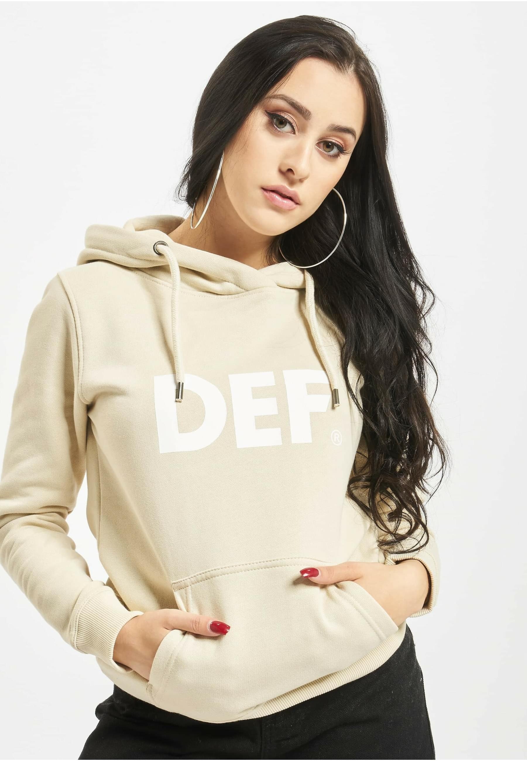 DEF Kapuzenpullover "DEF Damen DEF Hoody Wheat" 1 Stk. tlg. günstig online kaufen
