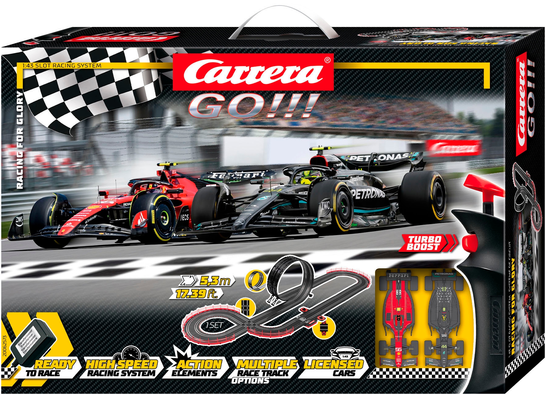 Autorennbahn »Carrera GO!!! - Racing for Glory (Formel 1)«