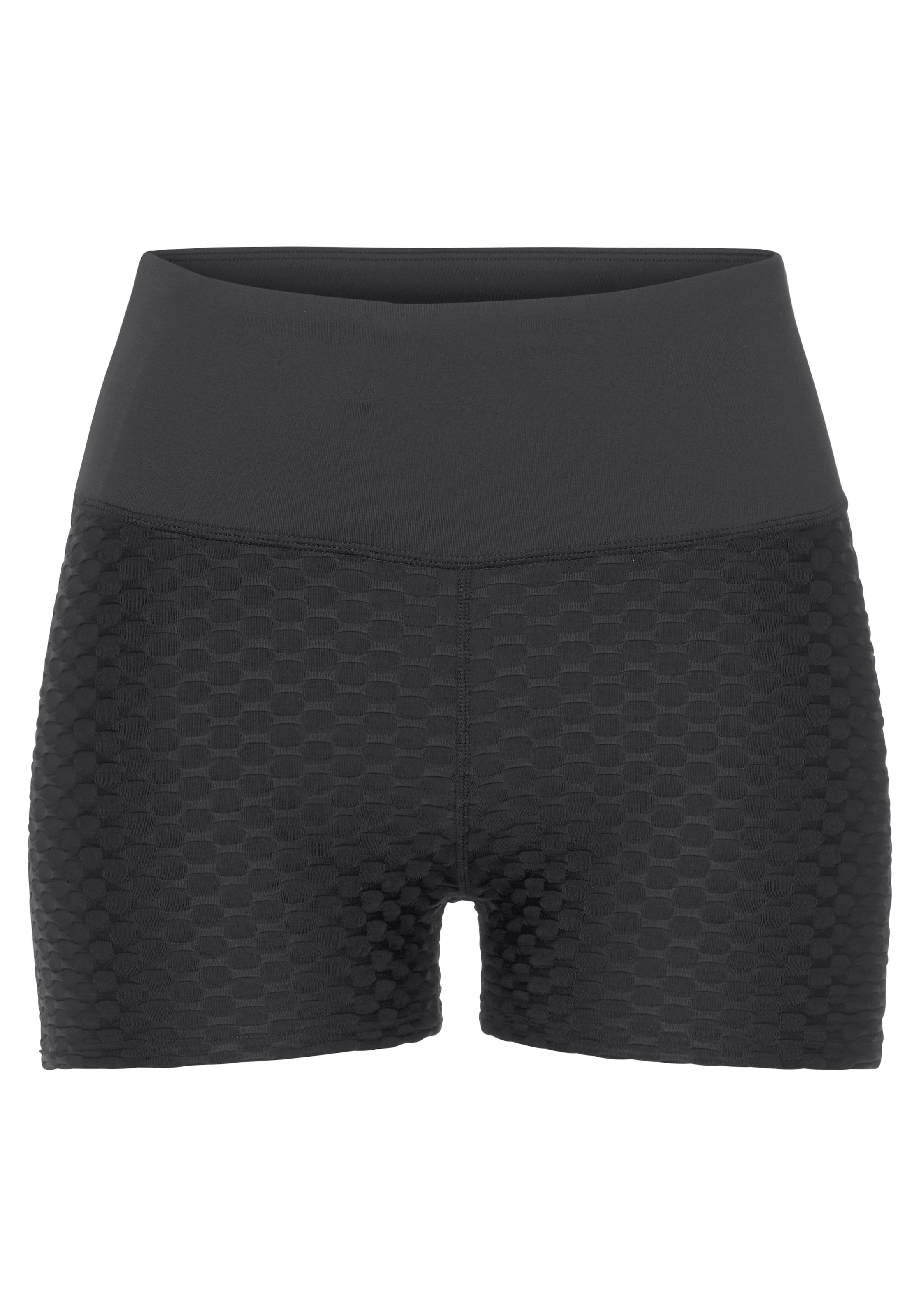 Vivance active Shorts, mit breitem Bund und Wabenoptik günstig online kaufen