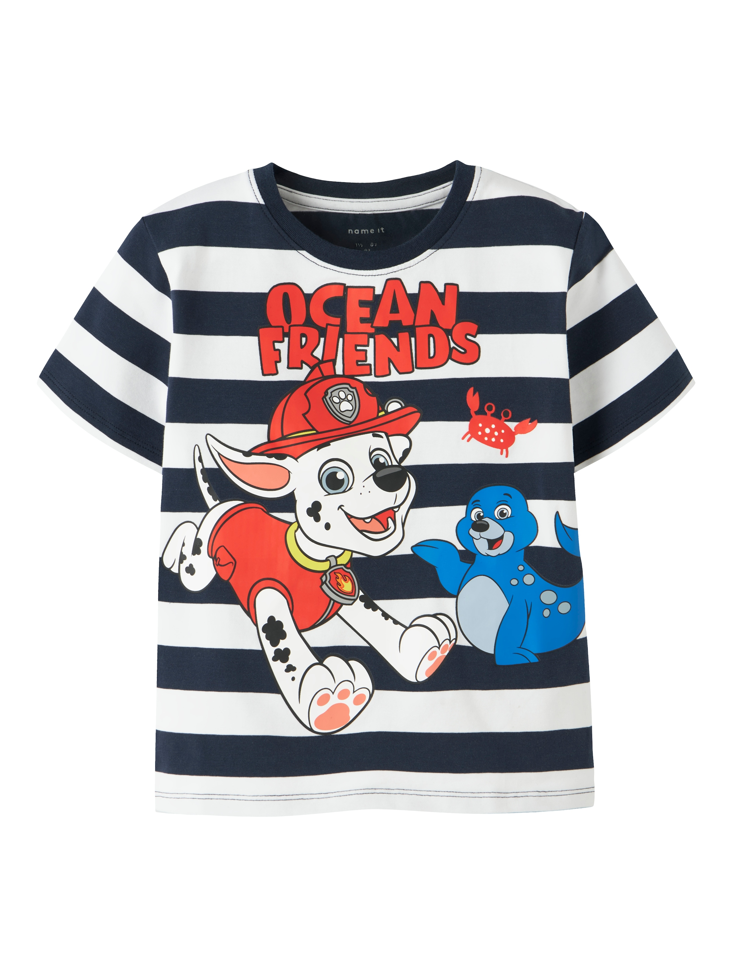 Name It T-Shirt »NMMMILAN PAW SS NREG TOP BOX CPLG«