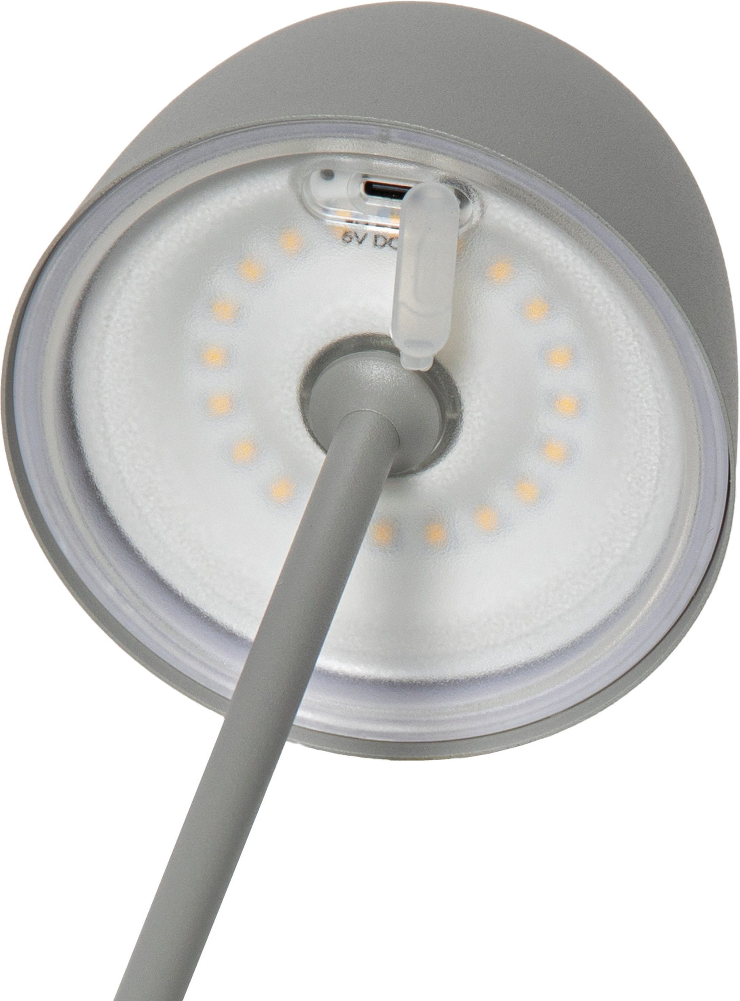 Parforce Traditional Hunting LED Tischleuchte »Tischlampe Ronda« LED-Board 1 Stk. Neutralweiß Akku-Tischleuchte, Touch-Dimmer, USB-C-Ladekabel, für innen und außen