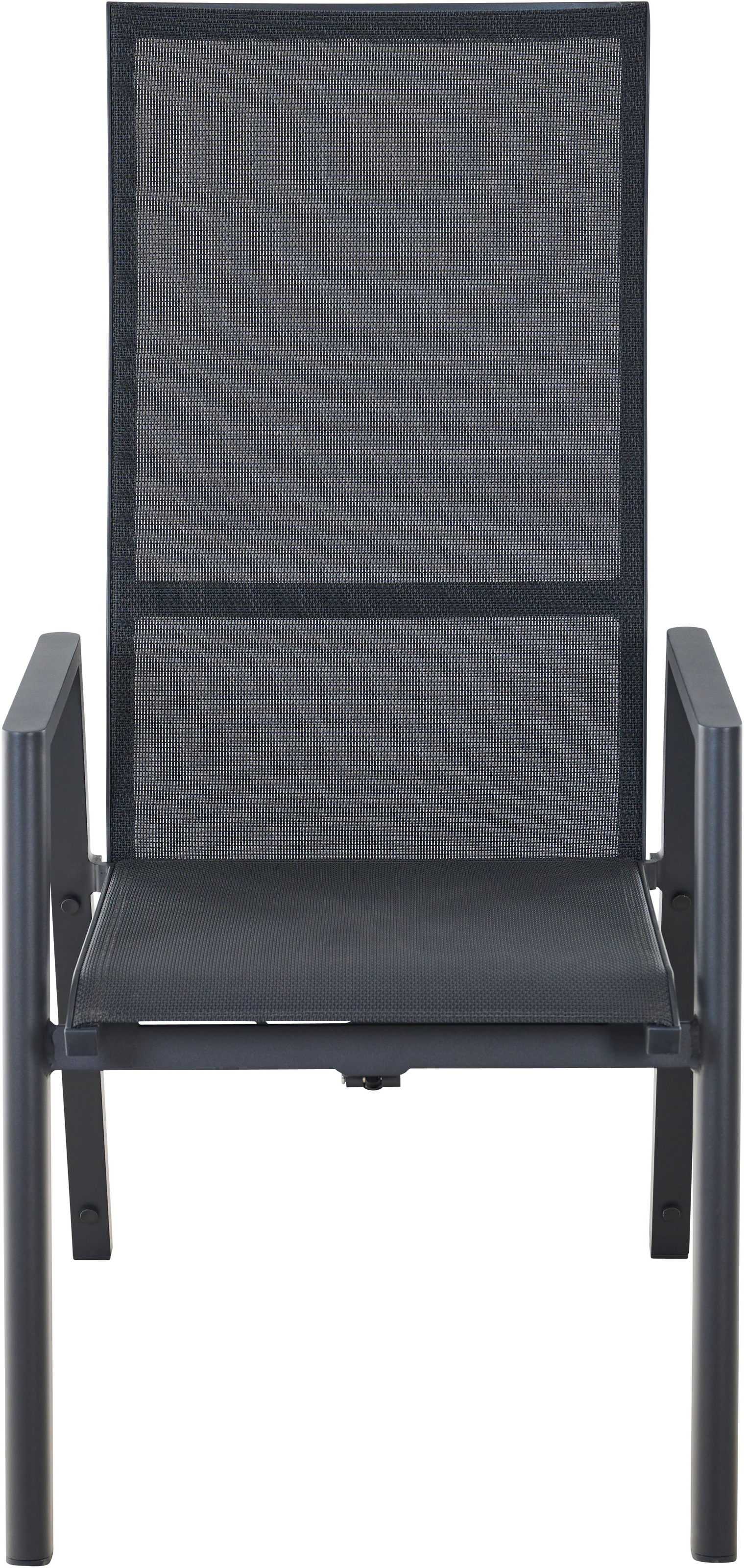 Siena Garden Gartensessel »BOLOGNA Move Sessel, anthrazit« Aluminiumgestell, Ranotex® Bezug