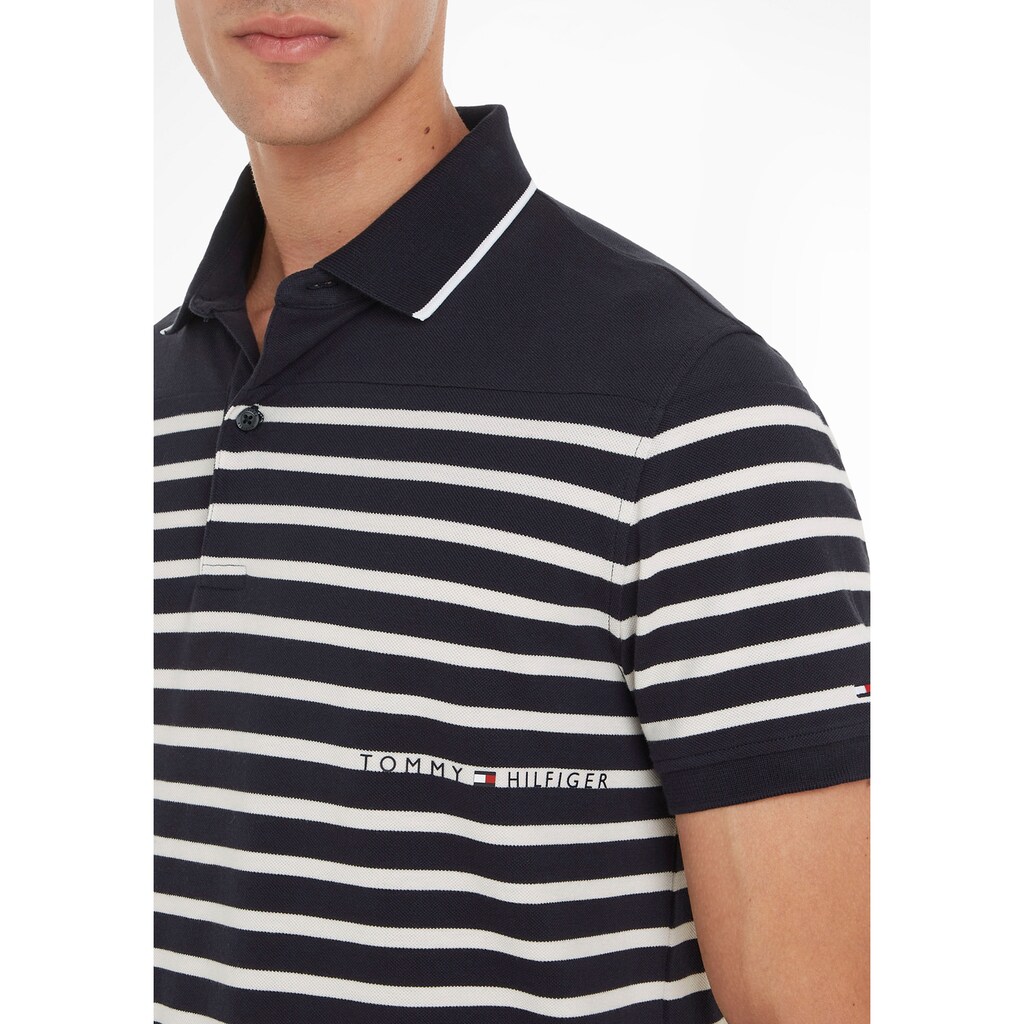 Tommy Hilfiger Poloshirt »PLACED STRIPE POLO«