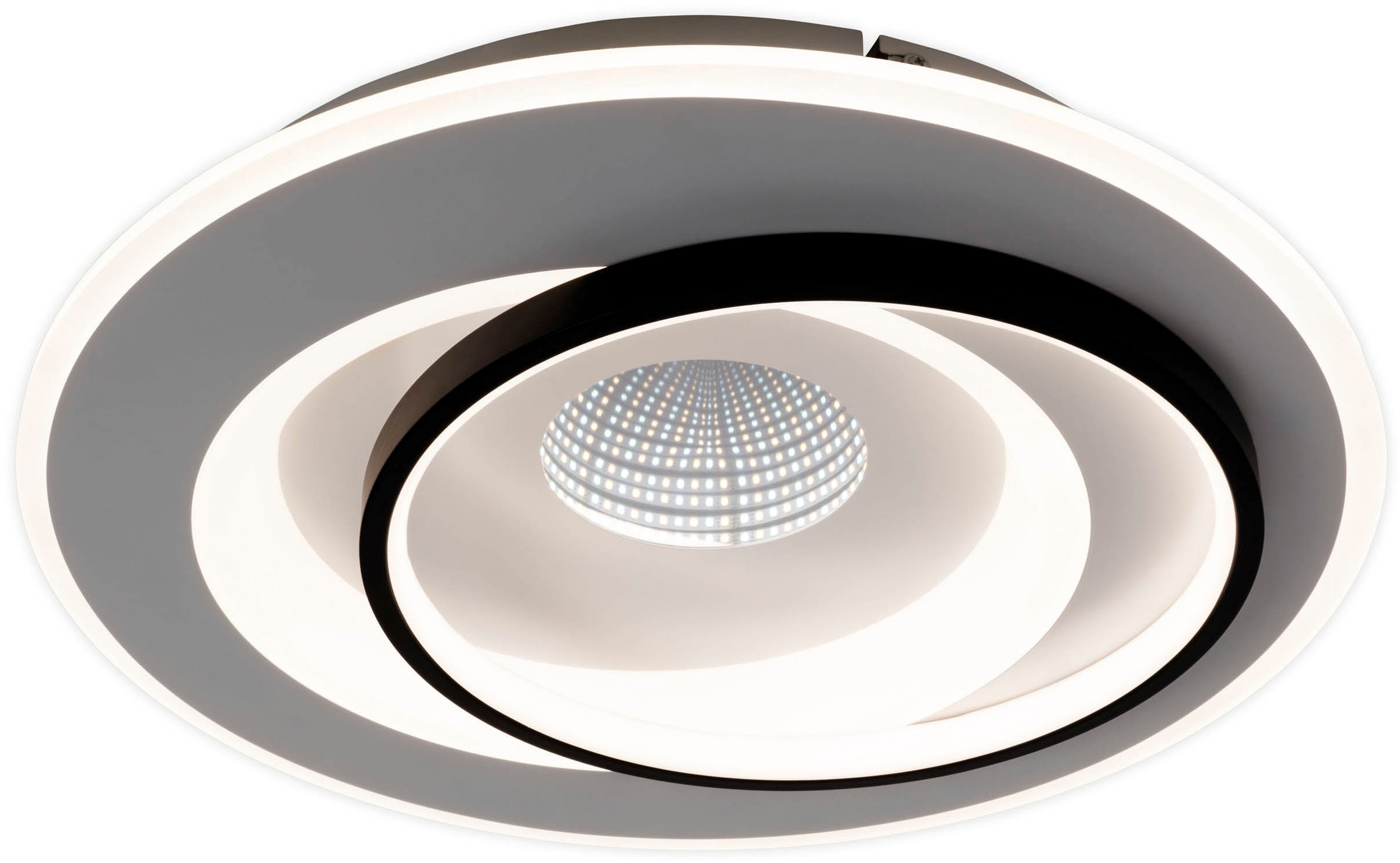 näve LED Deckenleuchte »Malea«, 1 flammig, Leuchtmittel LED-Modul | LED wechselbar, dimmbar per Fernbedienung, CCT, Memory, Nachtlicht, D: 49 cm, weiß