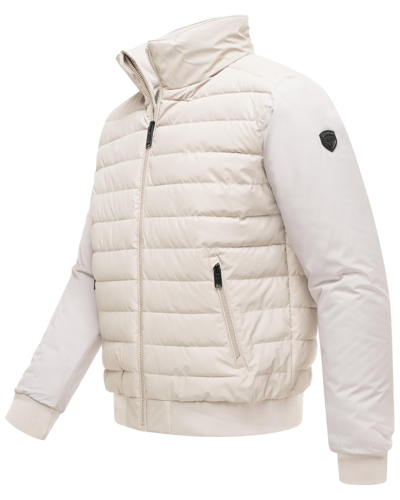 Stone Harbour Regenjacke »Eliaam XX« ohne Kapuze Herren Steppjacke mit glatten Ärmeln