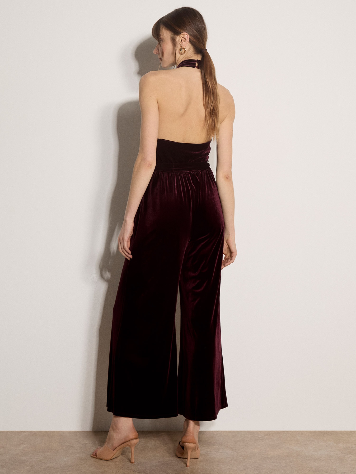 Apricot Jumpsuit »Overall aus Samt« mit Stoffgürtel, 2 Stk. mit Stoffgürtel