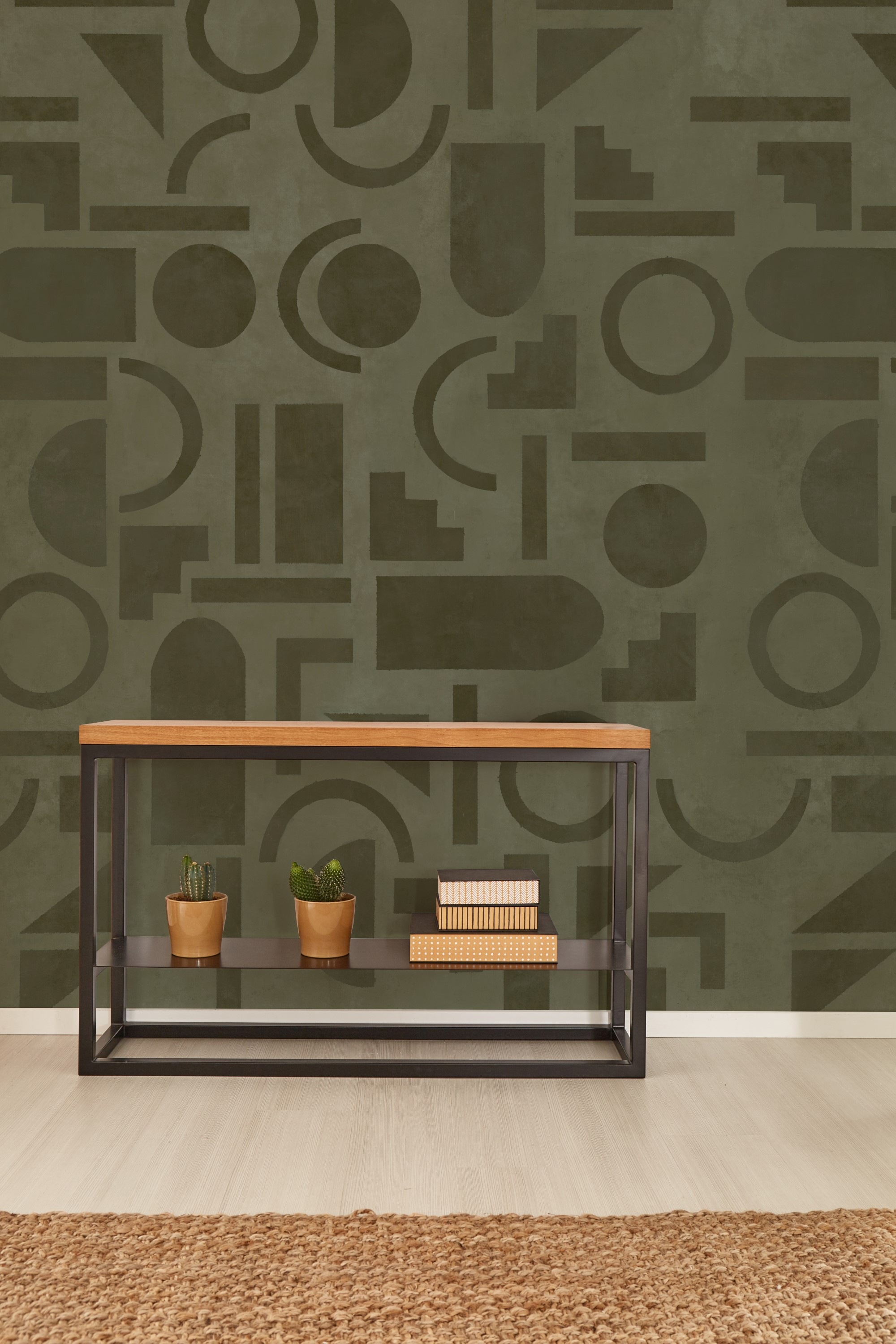 LOOKS by Wolfgang Joop Fototapete »Geo Green«, 3D-Optik, 200x270cm