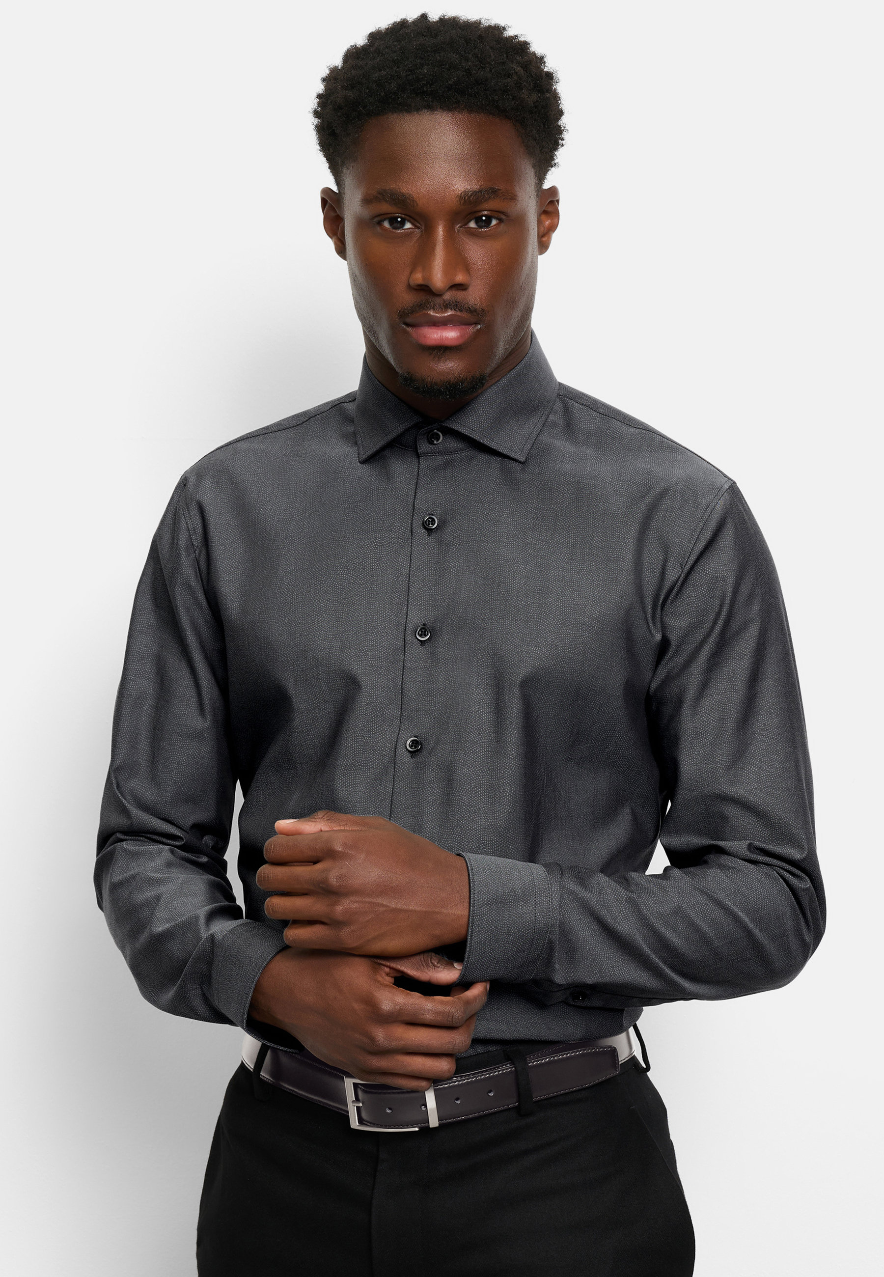 OLYMP Businesshemd "OLYMP No. Six, Super Slim, Royal Kent mit extra langem Arm"