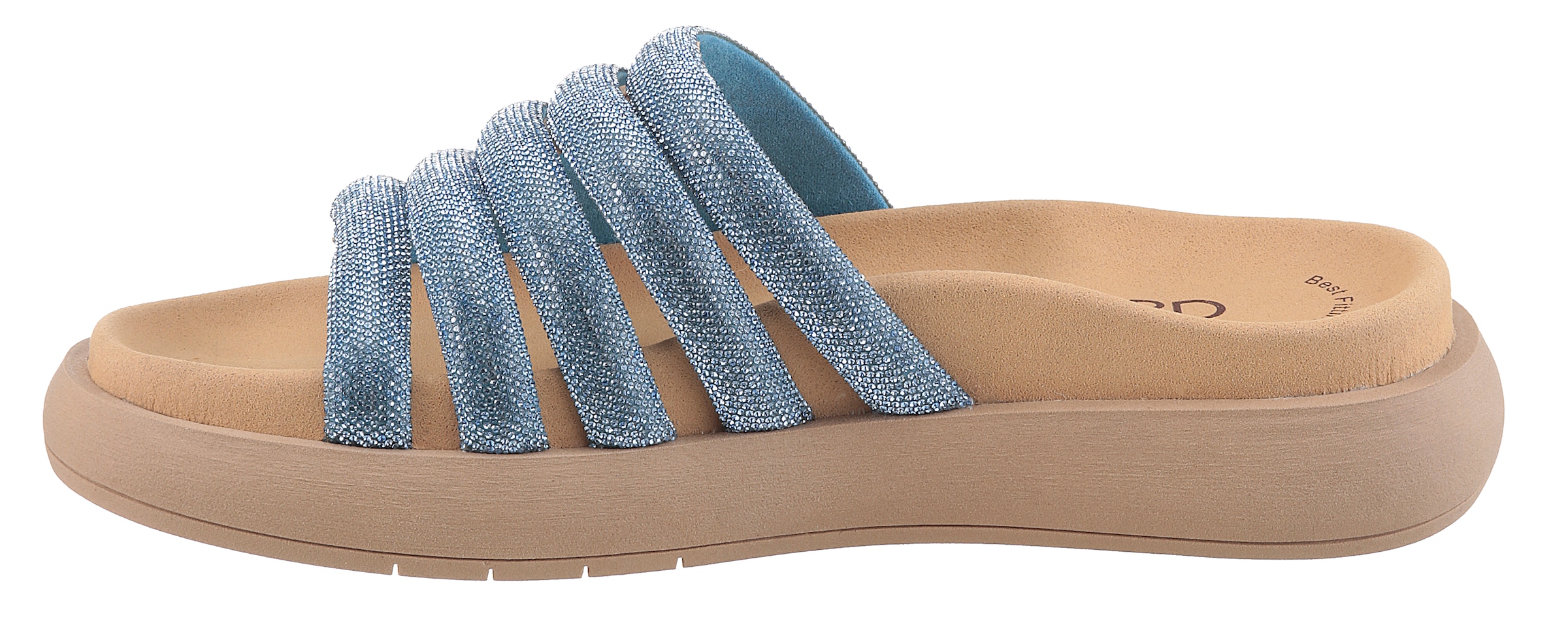Gabor Pantolette, Plateau, Sommerschuh, Schlappen mit Best Fitting-Ausstattung