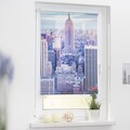 LICHTBLICK ORIGINAL Seitenzugrollo »Klemmfix Motiv New York«, Lichtschutz, ohne Bohren, freihängend, bedruckt