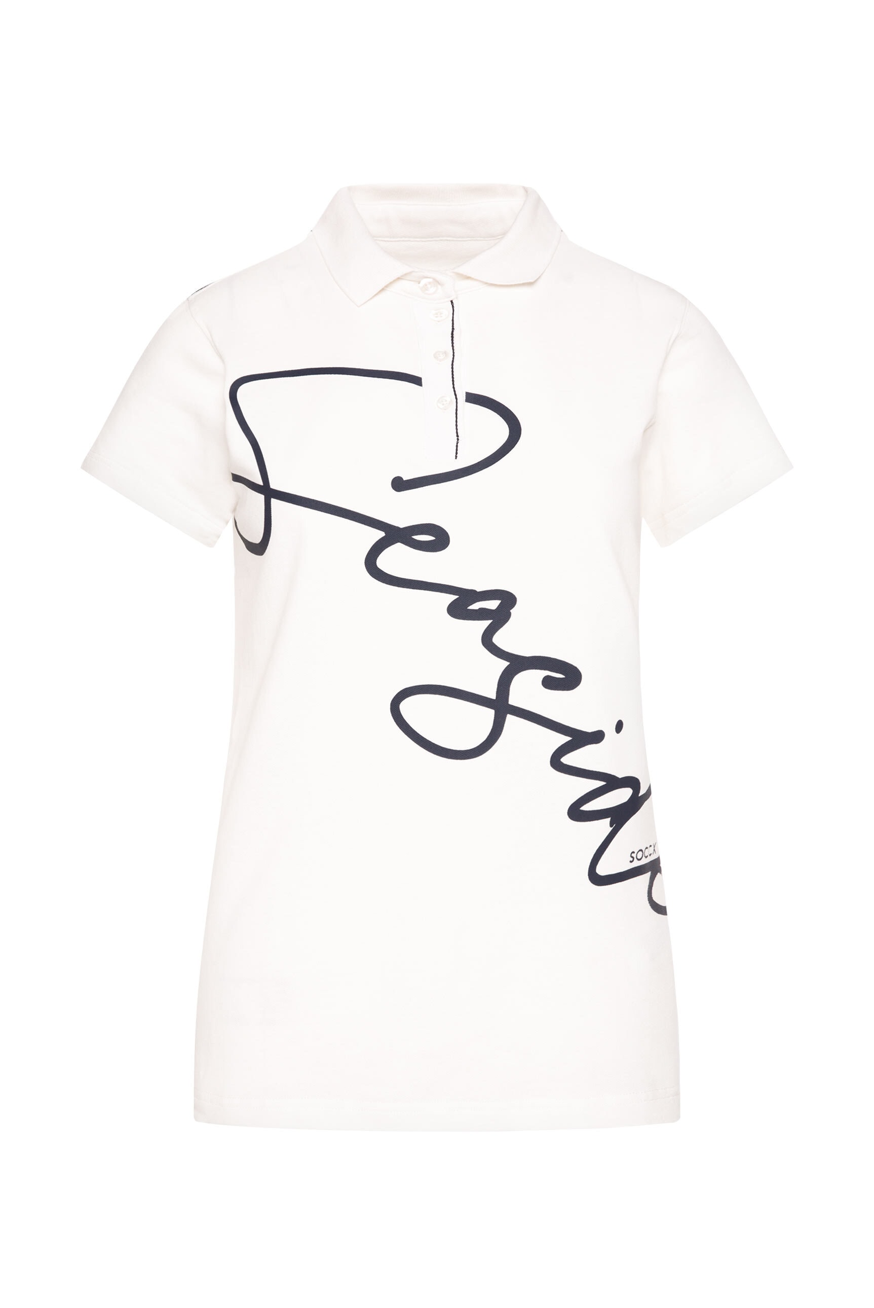 SOCCX Poloshirt, mit Seitenschlitze