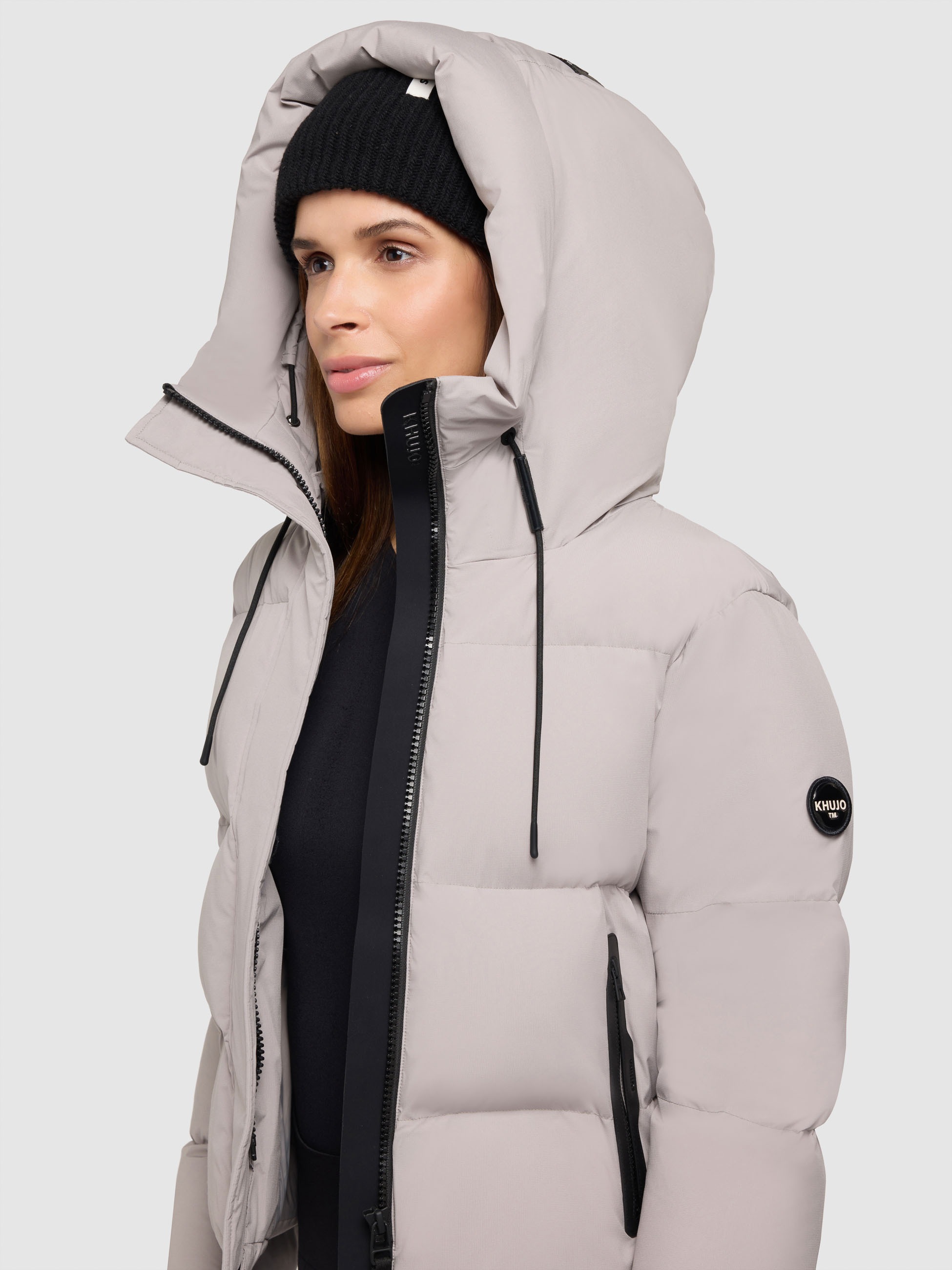 khujo Steppjacke »ENITS MATT«, mit Kapuze
