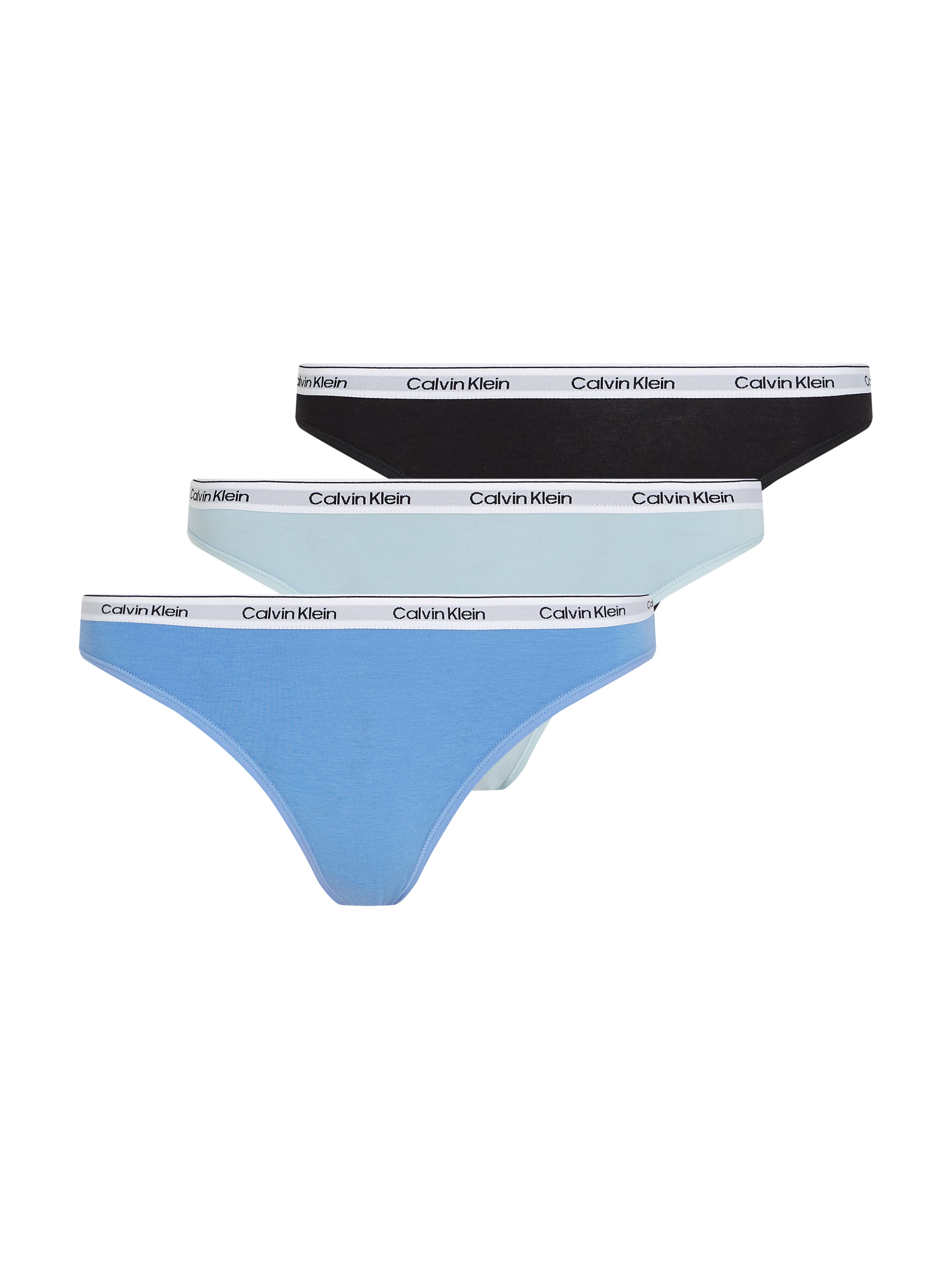 Calvin Klein Underwear Bikinislip »3 PACK BIKINI (LOW-RISE)«, (3 St.), Low Rise mit Logobund