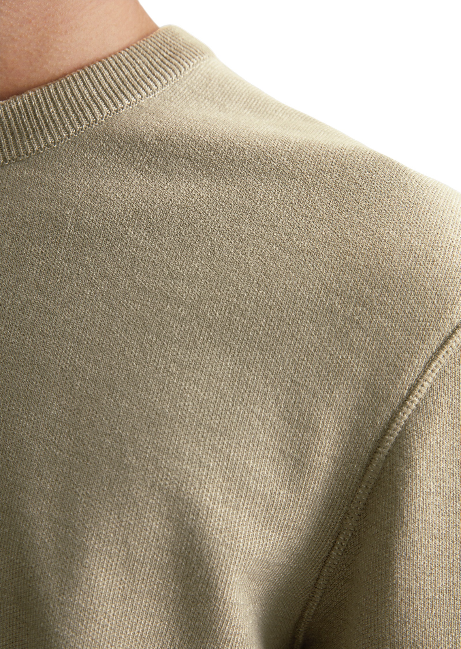 Marc O'Polo DENIM Rundhalspullover »in Double-Face-Qualität«